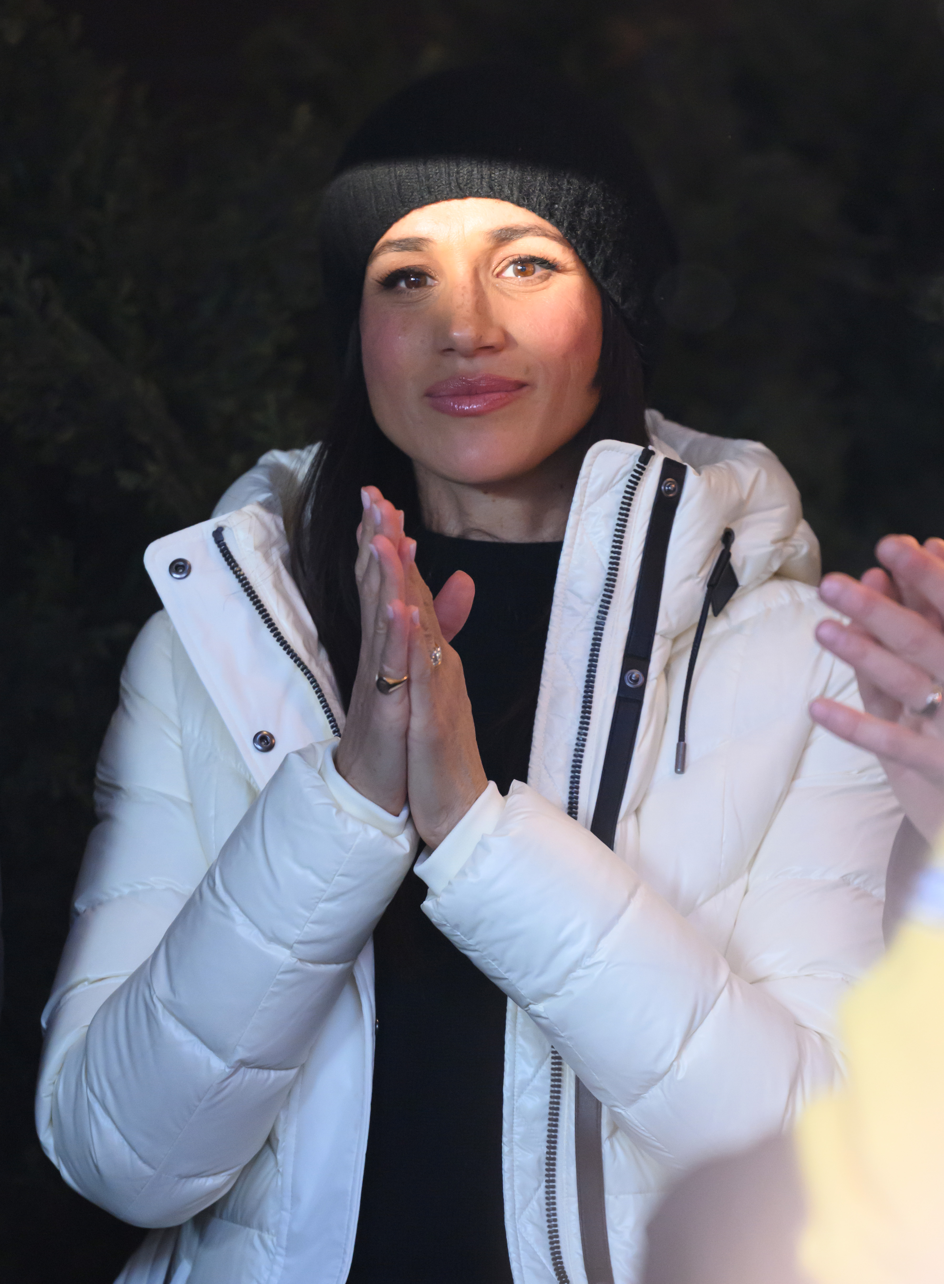 Meghan Markle en la Celebración de Bienvenida de Whistler durante el segundo día de los Juegos Invictus de 2025, el 10 de febrero de 2025, en Whistler, Columbia Británica. | Fuente: Getty Images