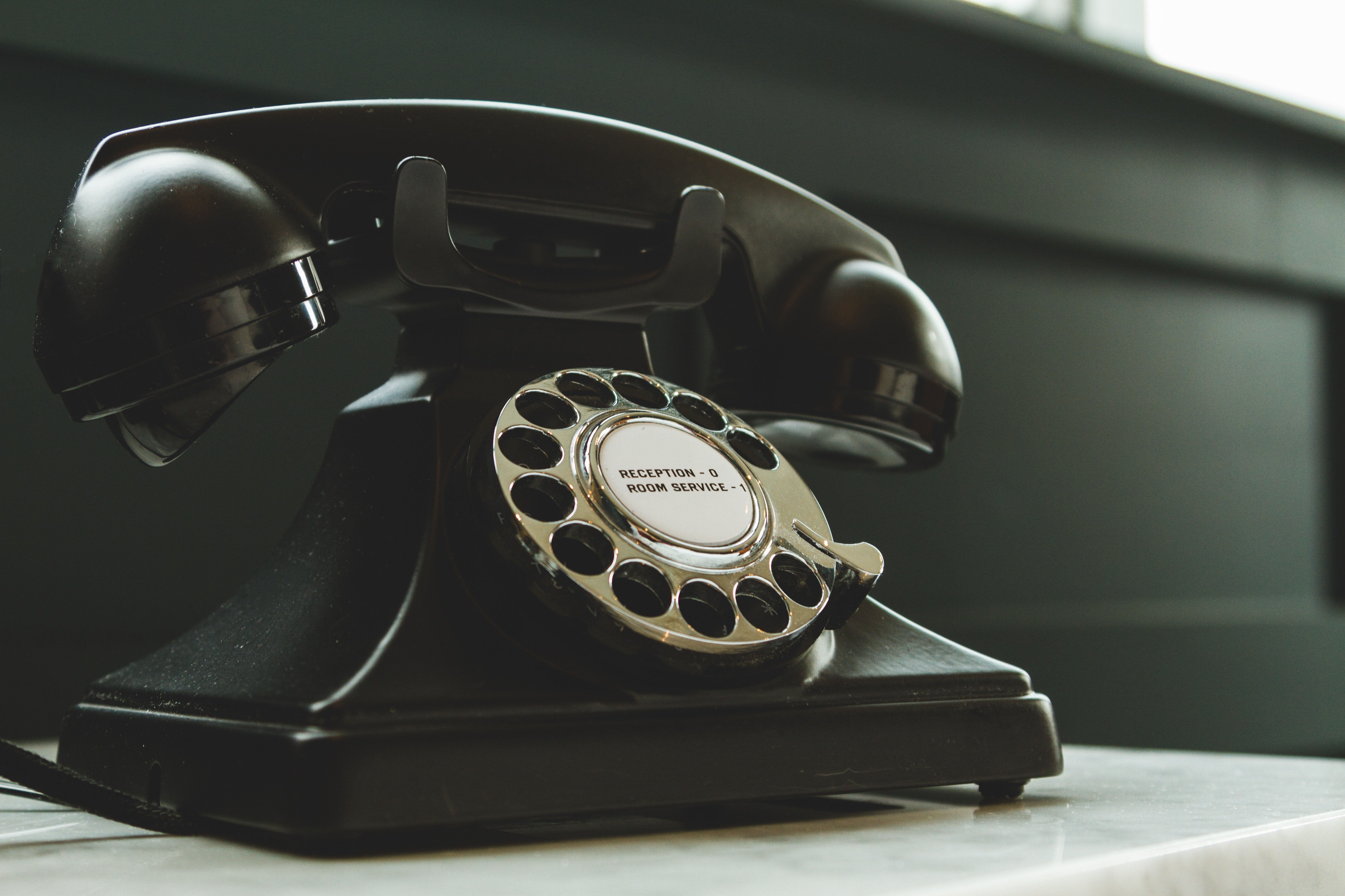 Teléfono antiguo. | Foto: Pexels