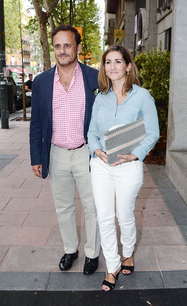 Alejandra Martos y Álvaro Arenzana en el restaurante Loft 39, el 21 de septiembre de 2014 en Madrid, España. | Foto: Getty Images