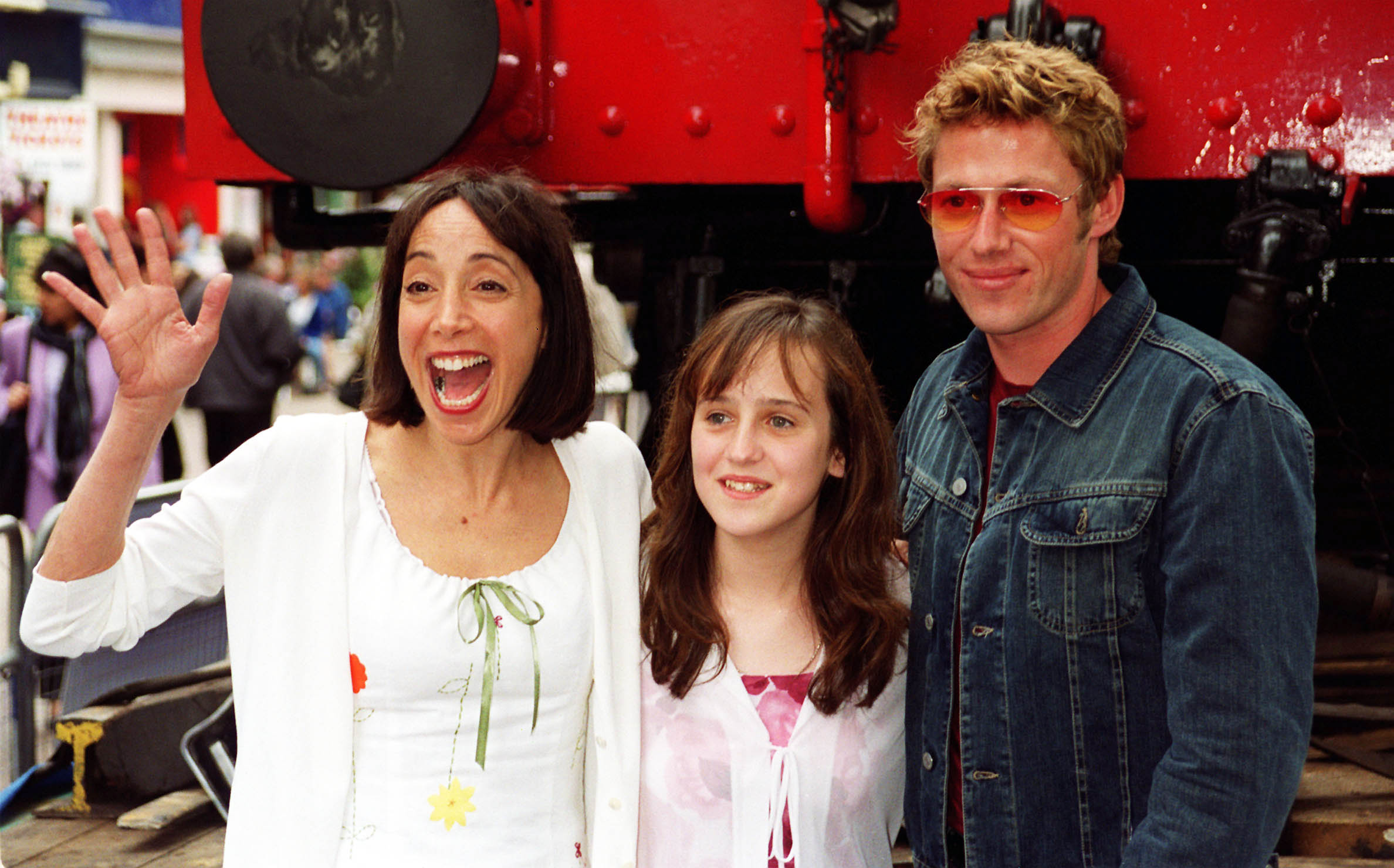 Did Conn, Mara Wilson y Michael E Rodgers asisten al estreno mundial benéfico de "Thomas and the Magic Railroad", 2000 | Fuente: Getty Images