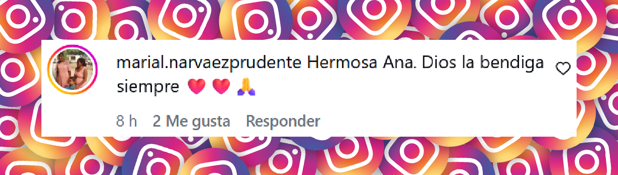 Comentario de una usuaria por el aspecto juvenil de Ana Martín en su 80º cumpleaños | Fuente: Instatgram/tlnovelas_tv