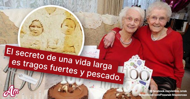 Gemelas más viejas del mundo cumplen 102 y dan secreto de su larga vida: pescado y bebidas fuertes