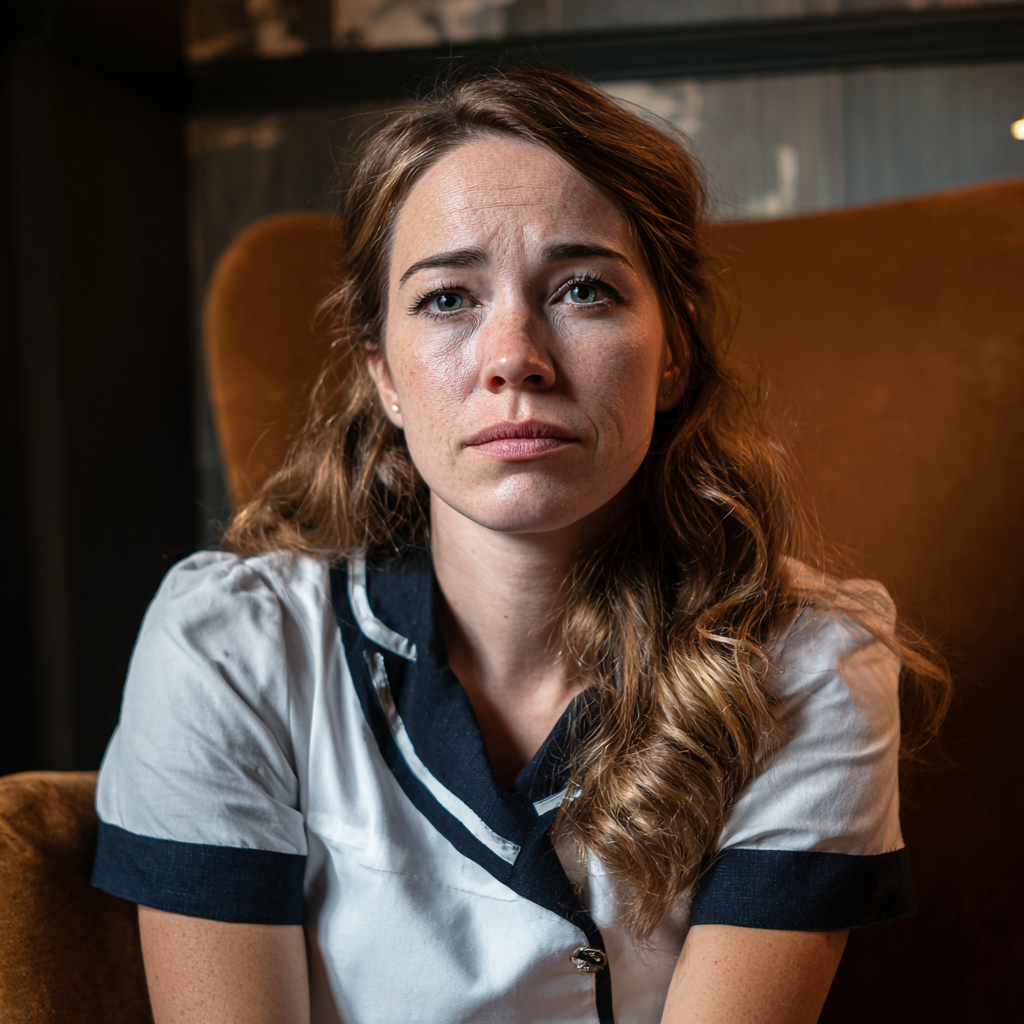 Una donna emozionata che indossa un'uniforme | Fonte: Midjourney