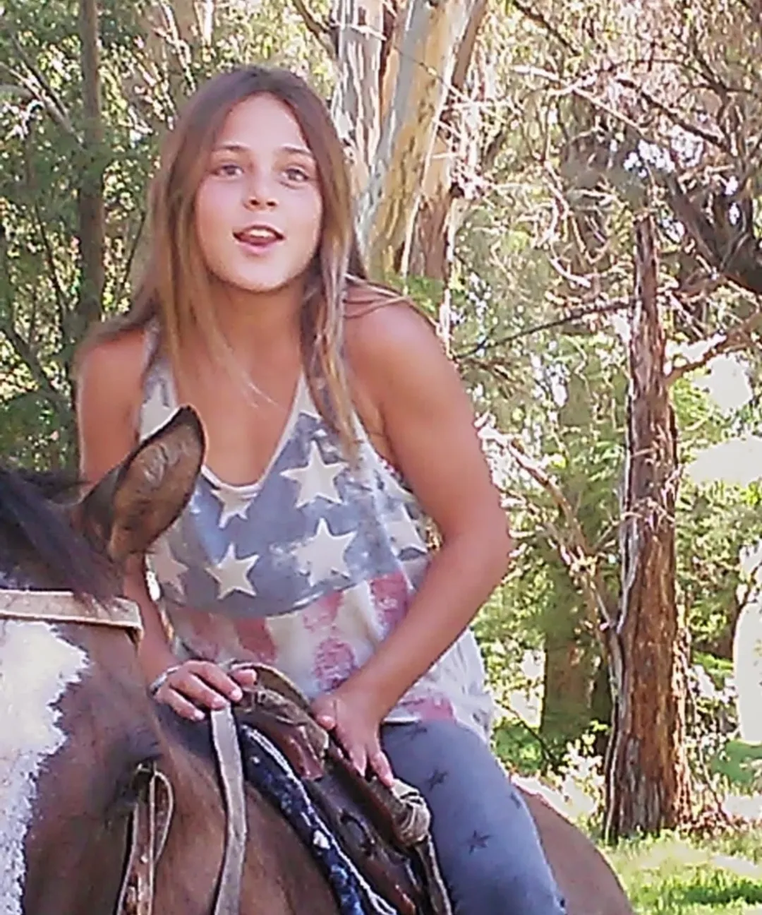 Eleonora Wexler compartió una foto de su hija Miranda Wassington sobre un caballo en honor a su cumpleaños número 22 | Fuente: Instagram/eleowexler