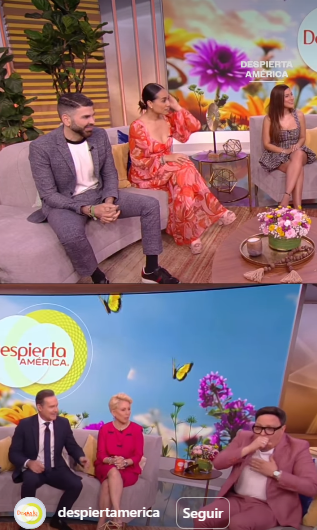 Raúl González jugó una broma a sus compañeros de estudio en plena transmisión en vivo de "Despierta América". | Fuente: Instagram/despiertamerica