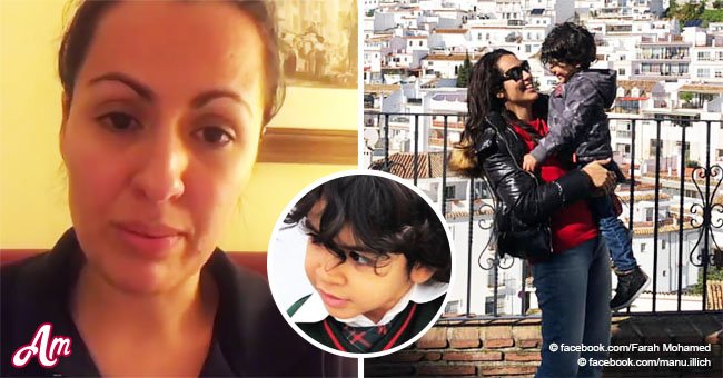 Desesperada súplica de mujer española por el retorno de su hijo, retenido por su padre en Cairo