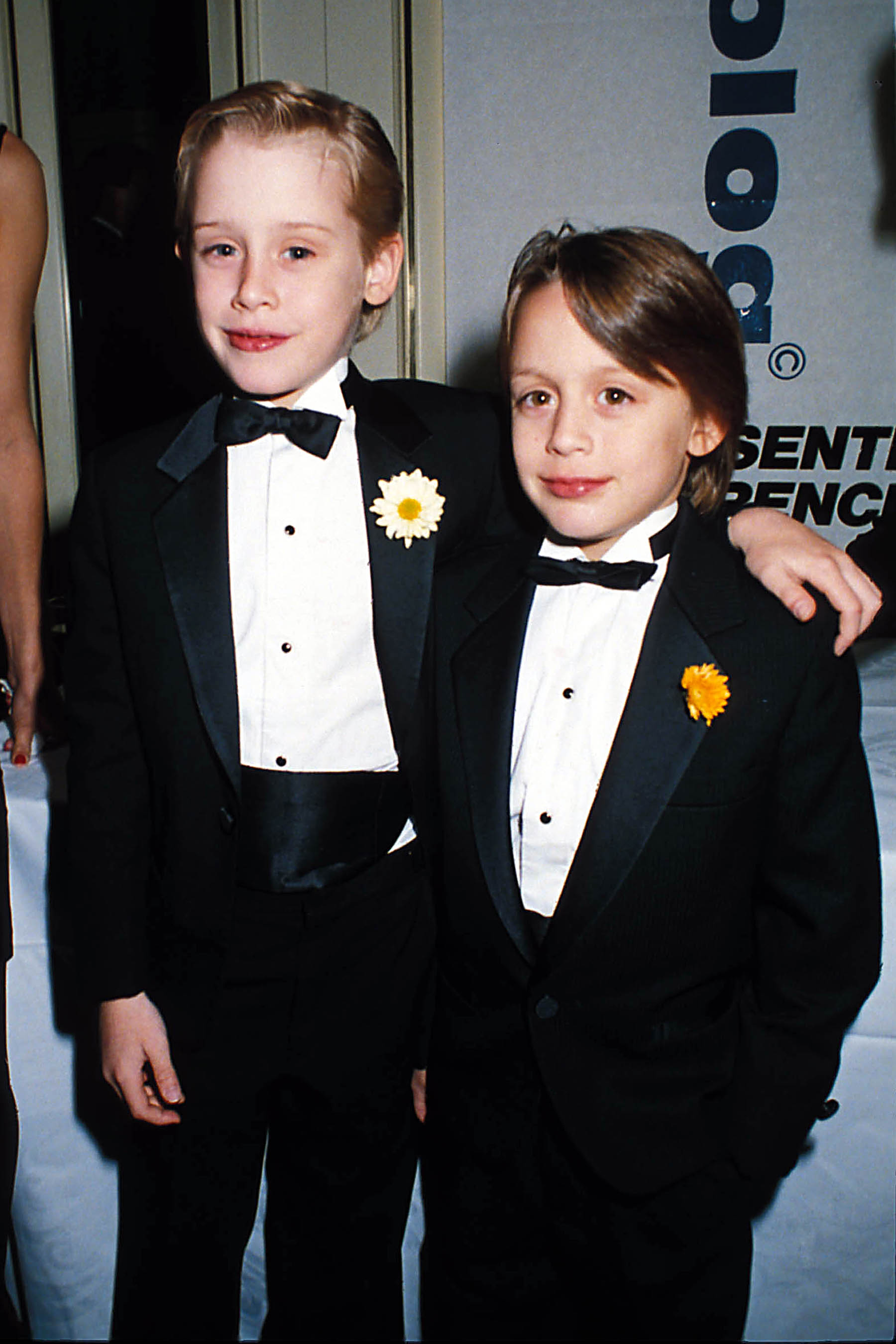 Macaulay y Kieran Culkin, hacia 1990 | Fuente: Getty Images