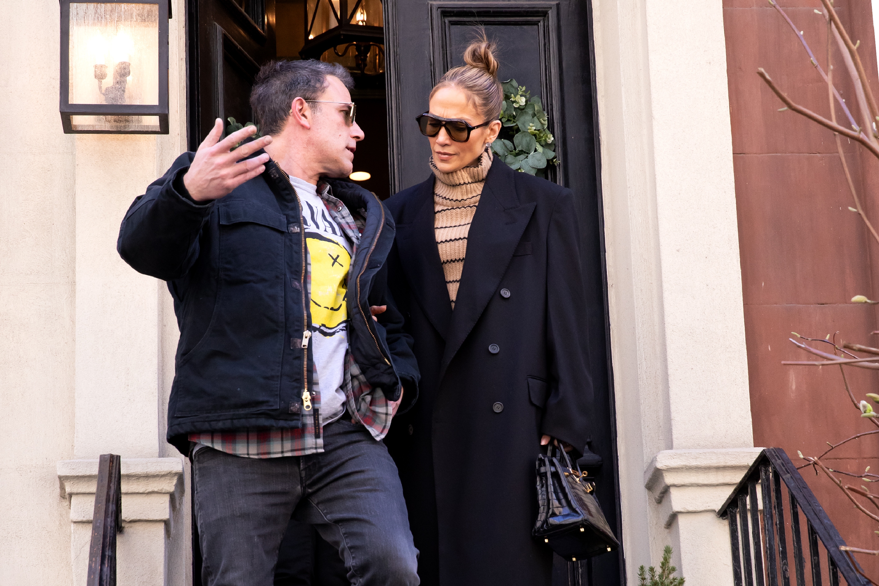 Ben Affleck y Jennifer Lopez vistos en Nueva York el 30 de marzo de 2024. | Fuente: Getty Images