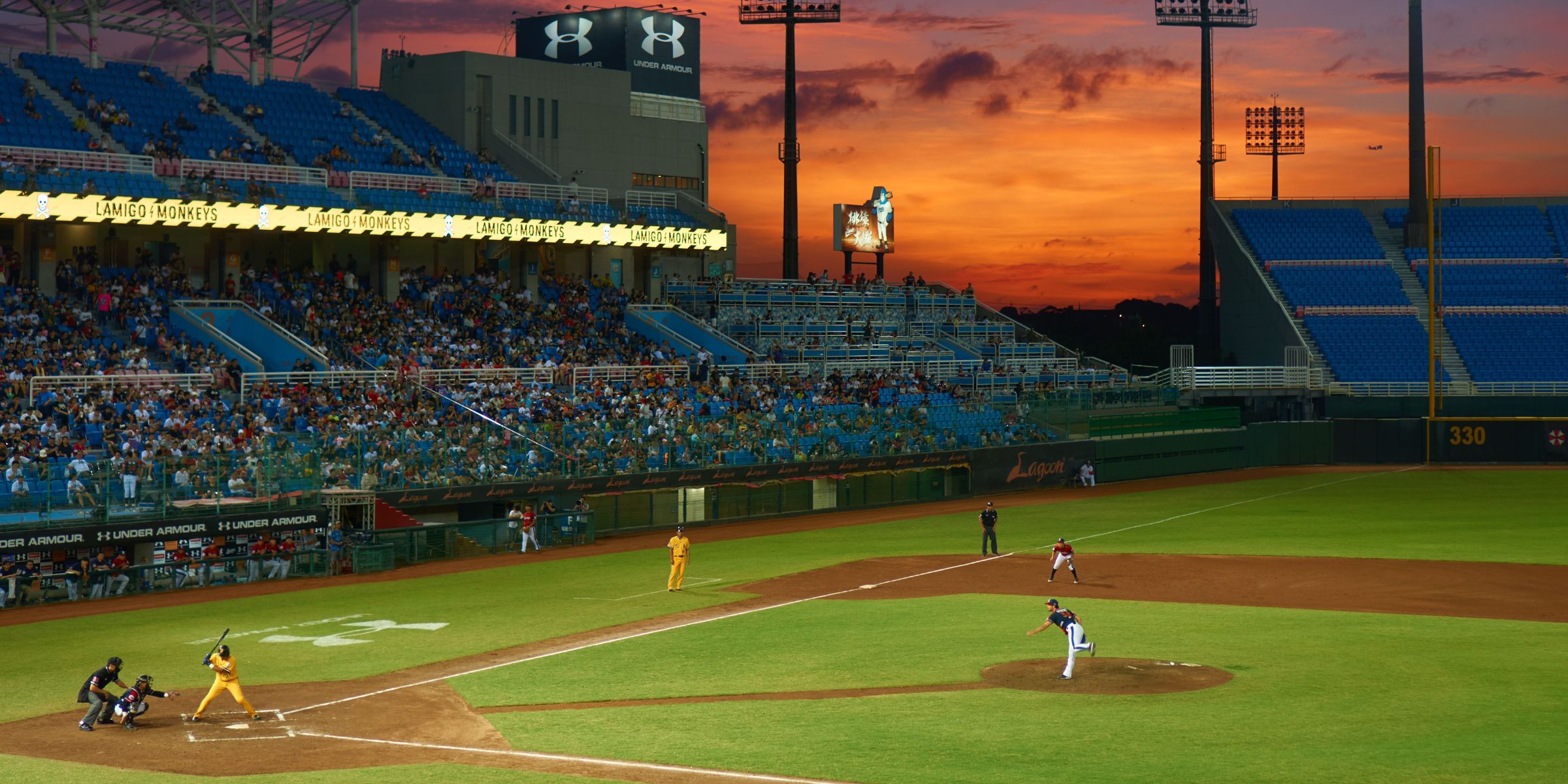 Un partido de béisbol en pleno desarrollo en un estadio | Fuente: Pexels