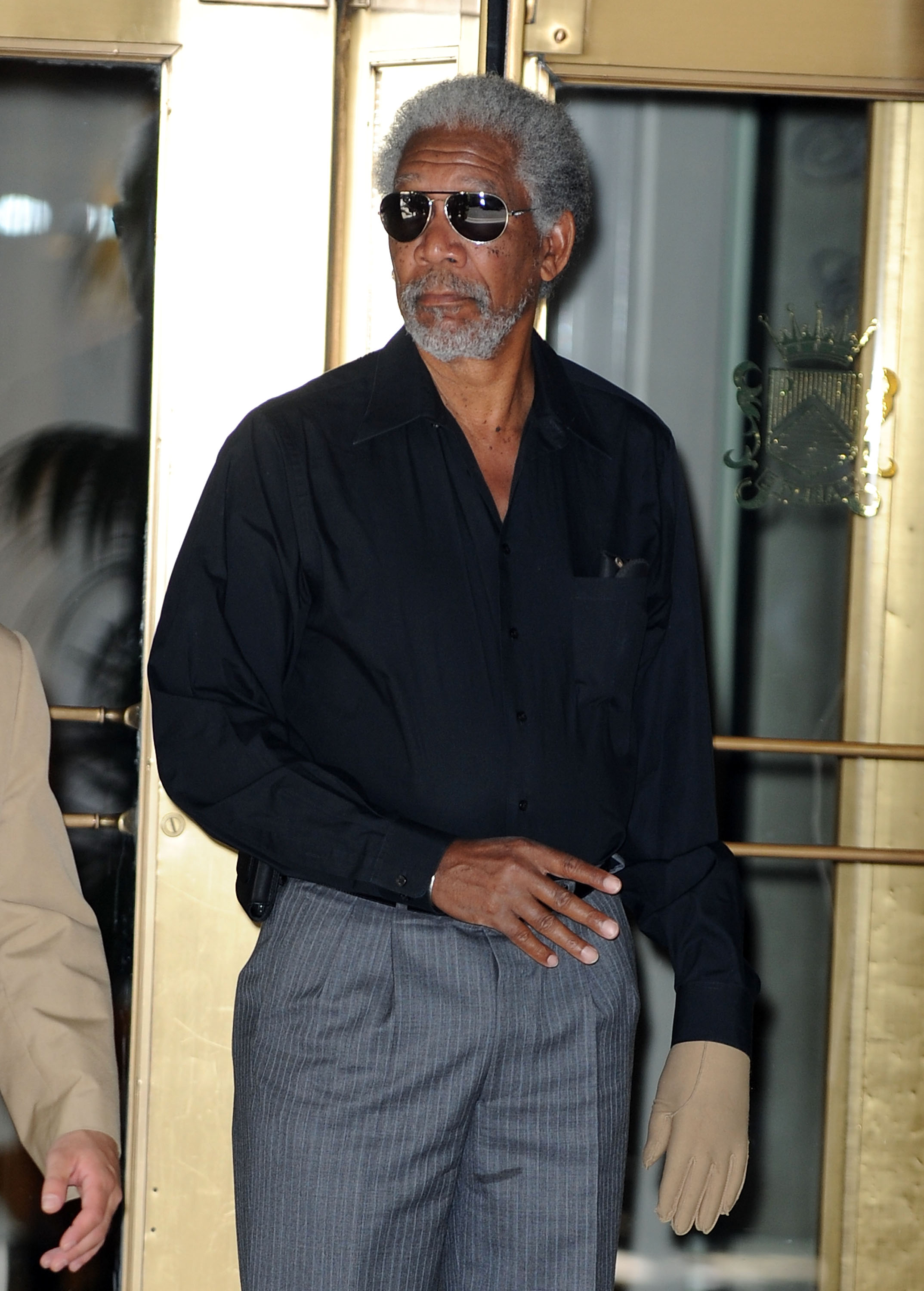 Morgan Freeman en Manhattan el 18 de julio de 2009 en Nueva York | Fuente: Getty Images