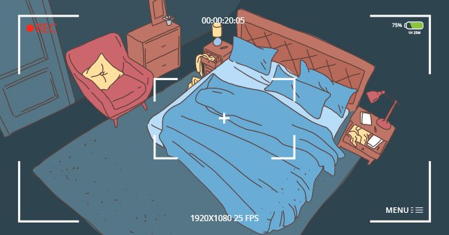 Ilustración de una cama desordenada en una habitación. | Foto: Amomama