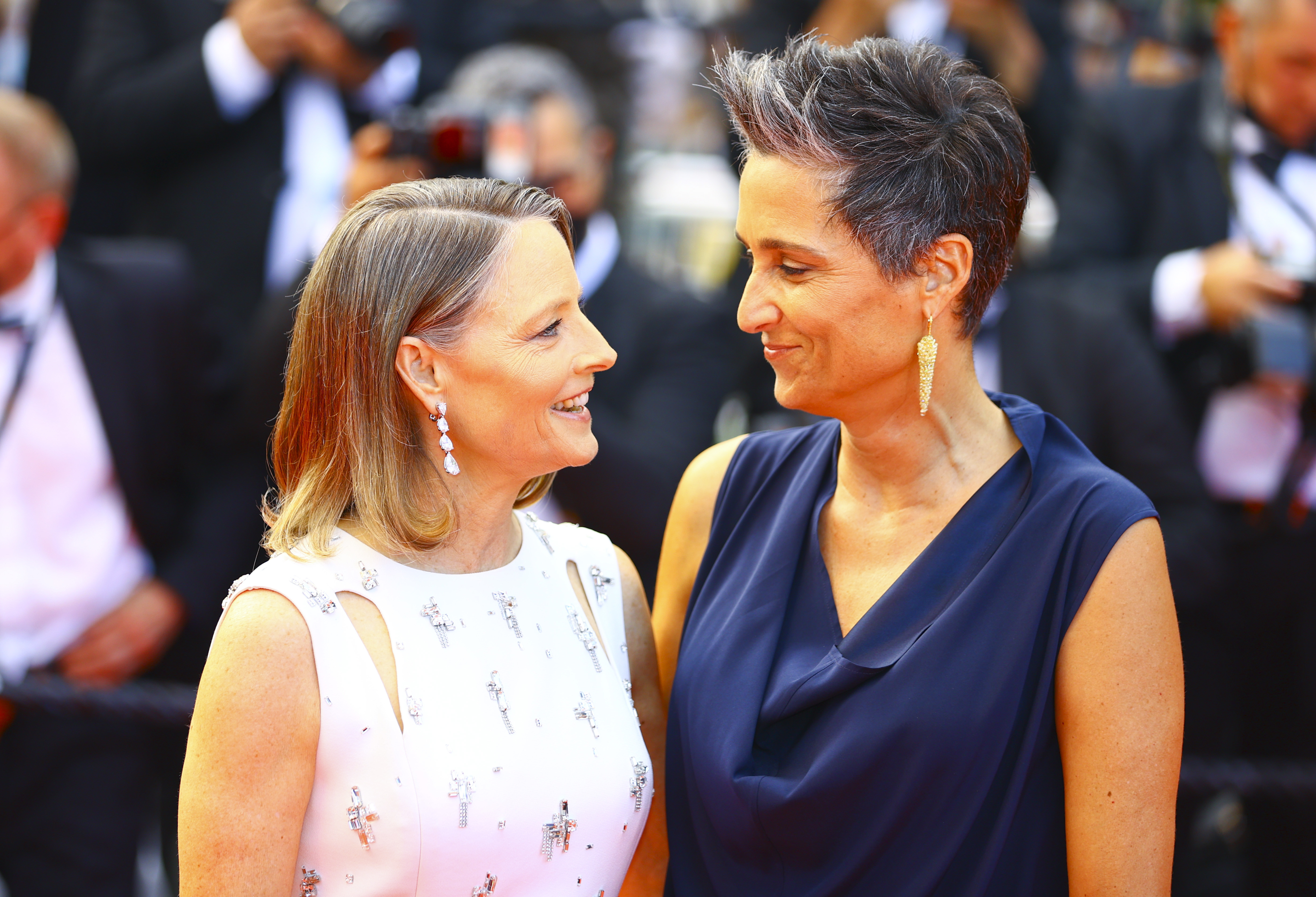 Jodie Foster y su esposa Alexandra Mary Hedison en el Festival de Cannes de 2021 | Fuente: Getty Images