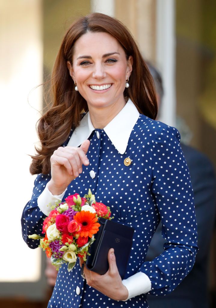 Kate Middleton durante la exposición "Día D: Interceptación, Inteligencia, Invasión" en Bletchley Park el 14 de mayo de 2019, en Bletchley, Inglaterra. | Foto: Getty Images