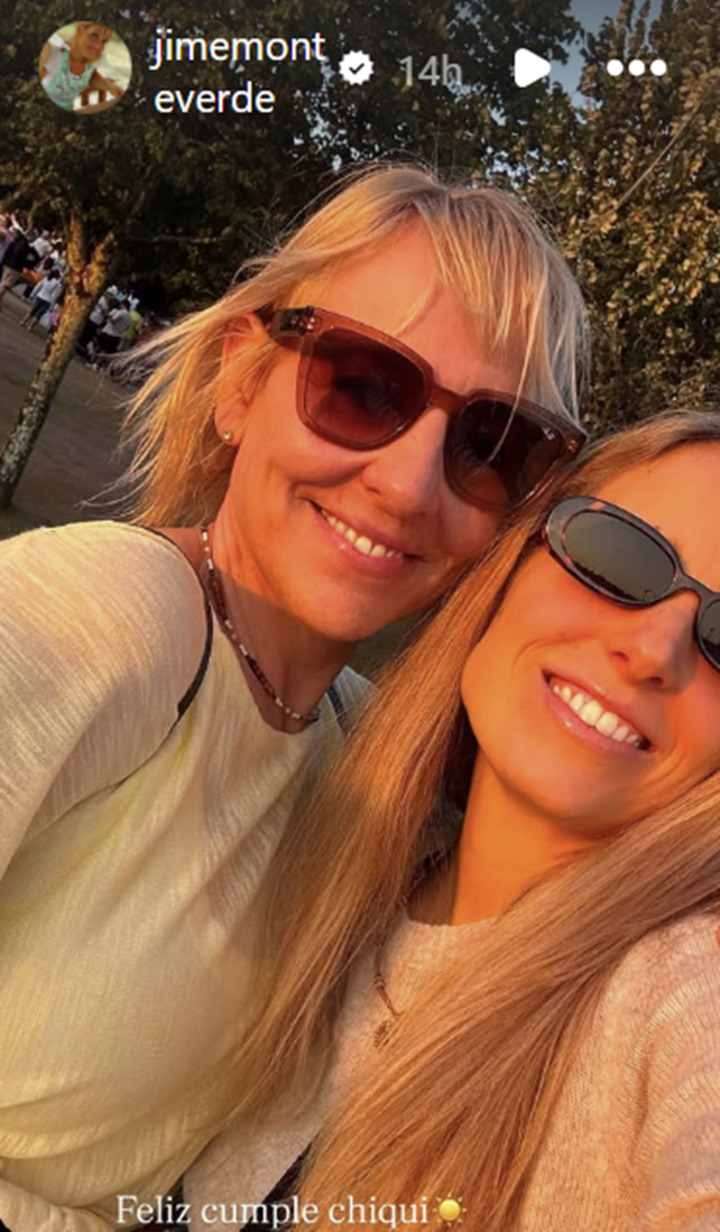 Jimena Monteverde posando junto a su hija Amparo durante su viaje a Portugal | Fuente: Instagram Stories/jimemonteverde