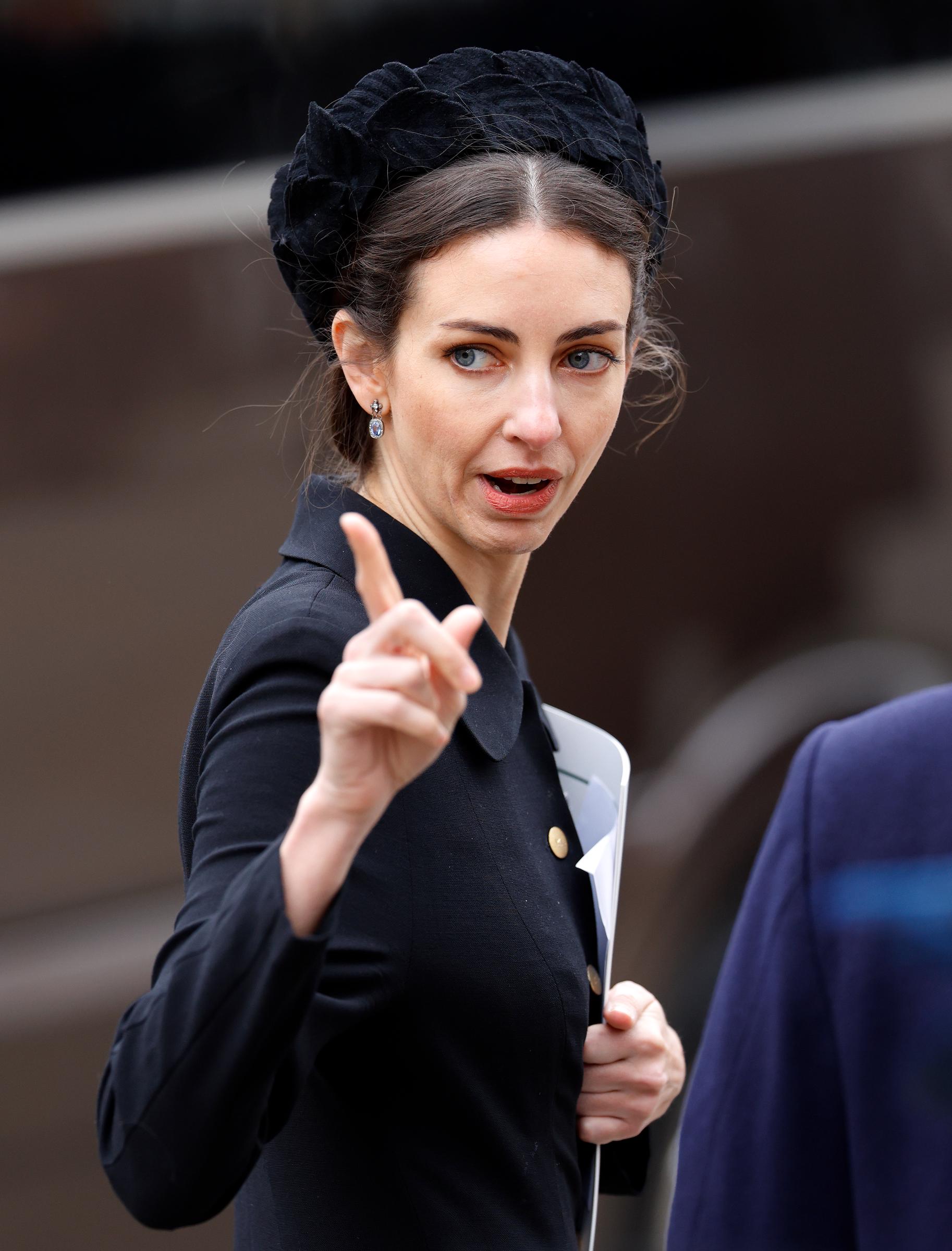 Rose Hanbury, marquesa de Cholmondeley en un Servicio de Acción de Gracias por la vida del príncipe Philip en la Abadía de Westminster el 29 de marzo de 2022, en Londres, Inglaterra | Fuente: Getty Images