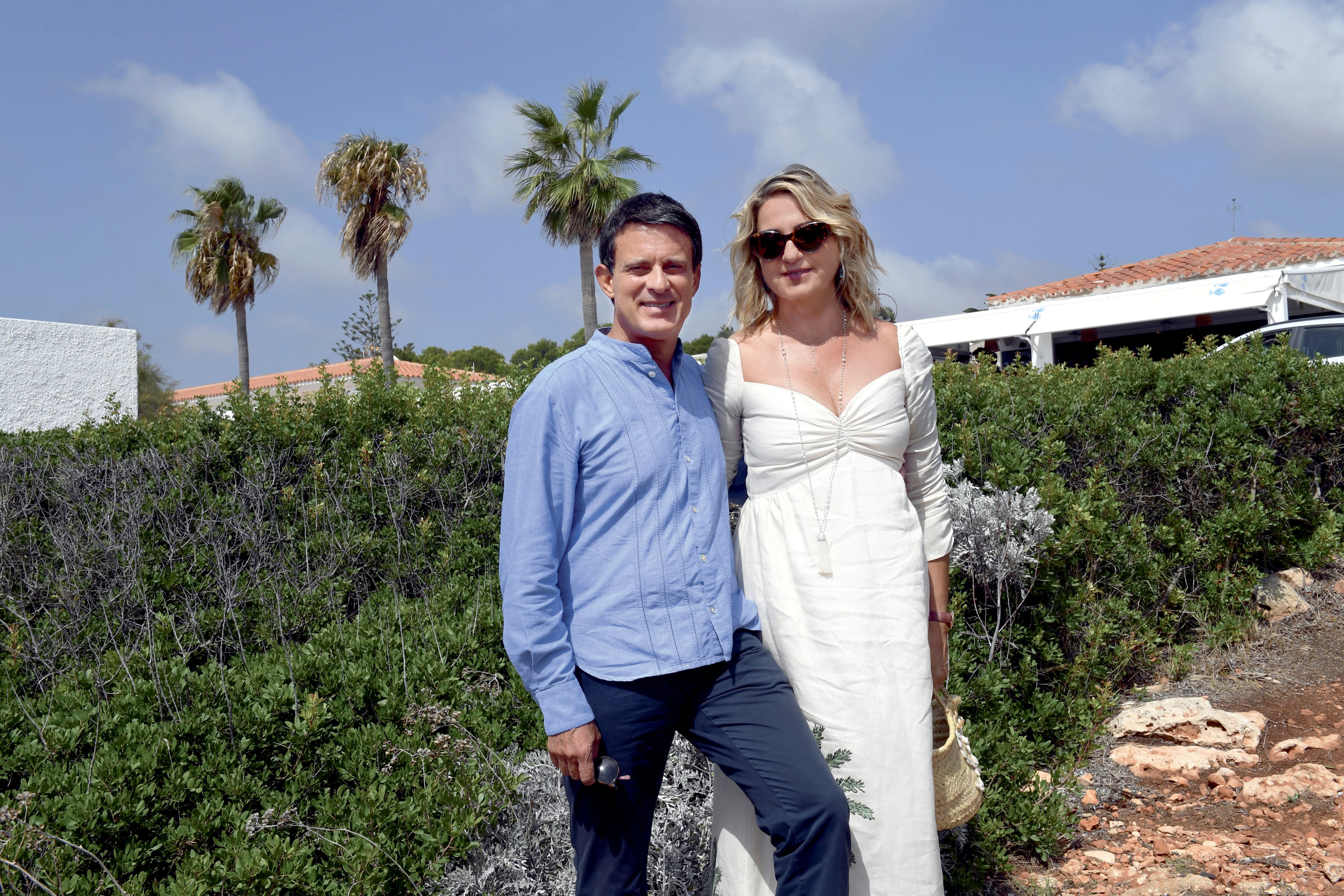 Manuel Valls y Susana Gallardo en su boda en Menorca en septiembre de 2019. | Foto: Getty Images
