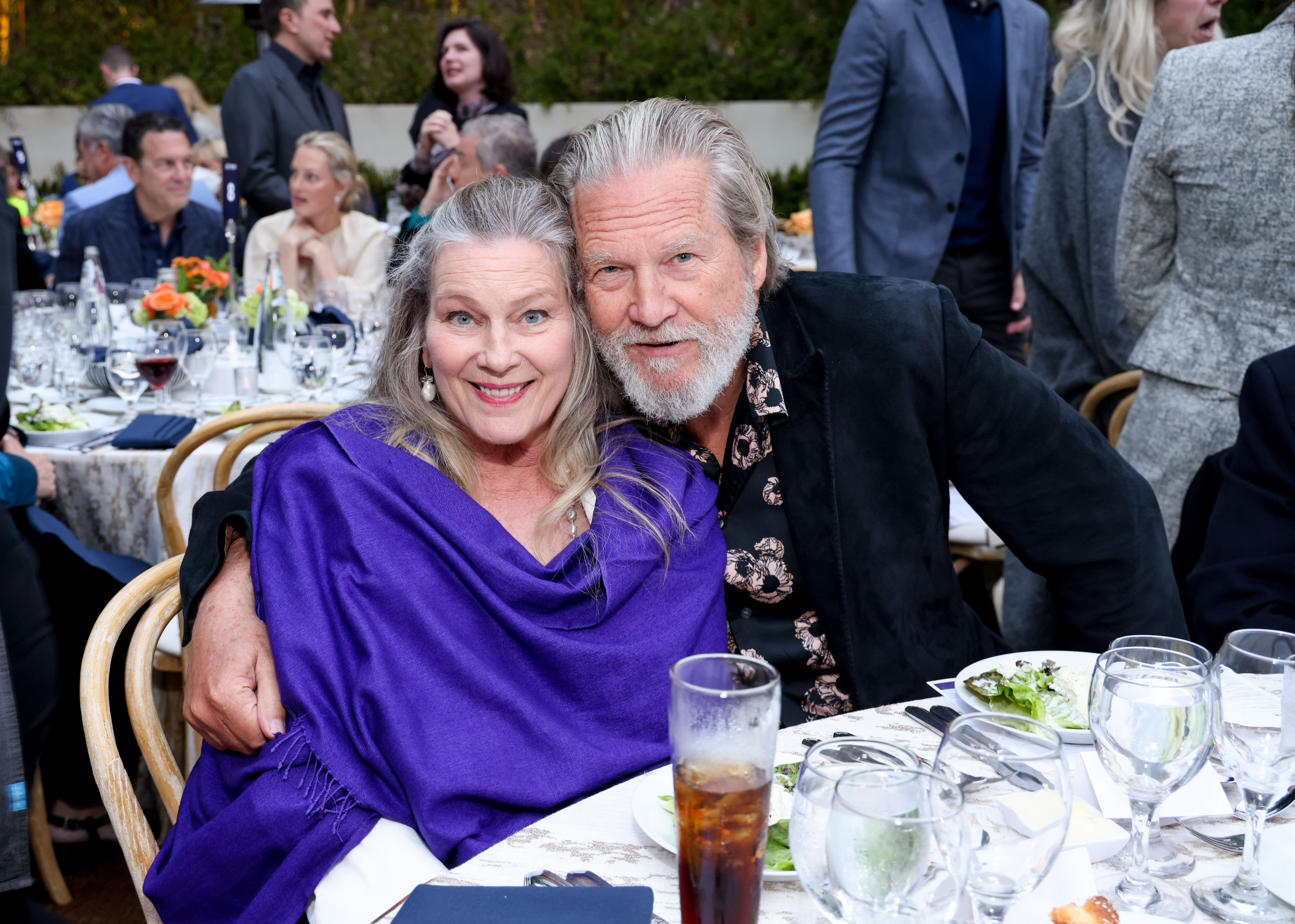 Susan y Jeff Bridges en la cena "No Kid Hungry" de Los Ángeles el 27 de abril de 2023, en Los Ángeles, California | Fuente: Getty Images