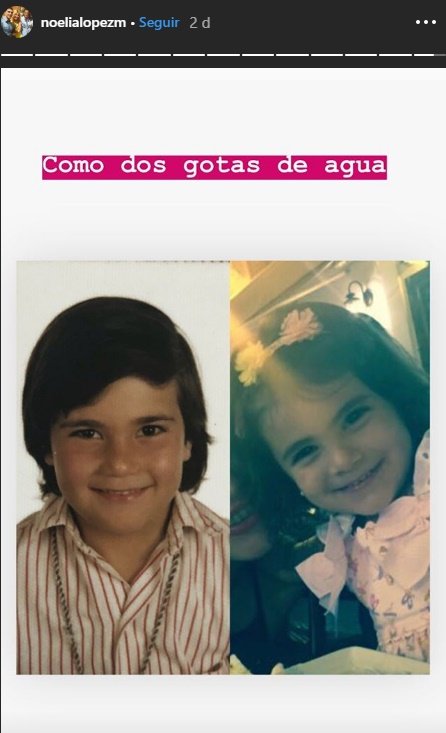 José Antonio Reyes y su hija Triana, en fechas diferentes. | Foto: Instagram Stories/noelialopezm