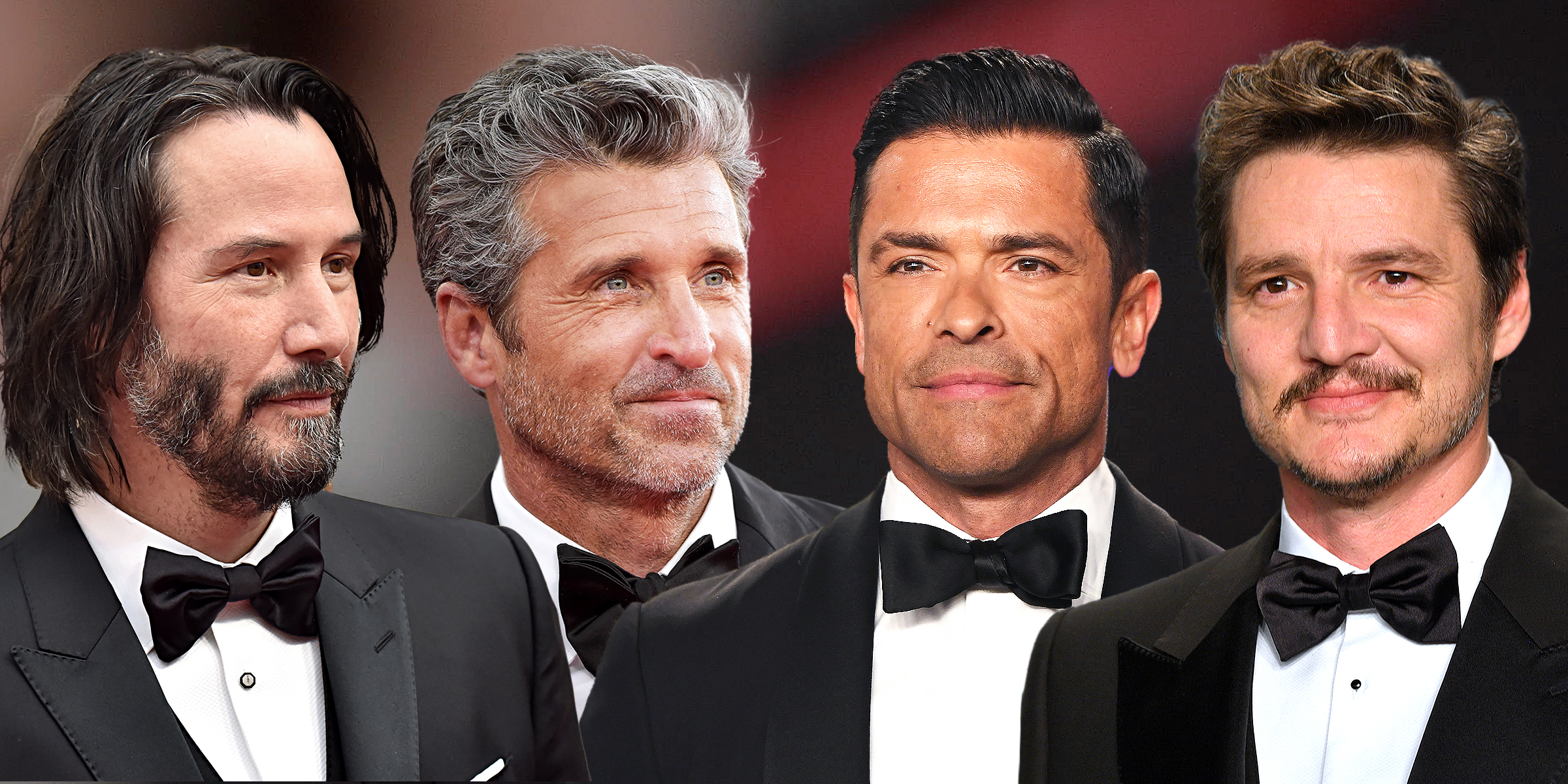 Keanu Reeves, Patrick Dempsey, Mark Consuelos y Pedro Pascal | Foto: Getty Images