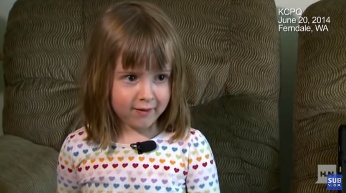 Abby hablando del día en que su niñera orquestó un allanamiento de morada en 2014 | Foto: youtube.com/hln