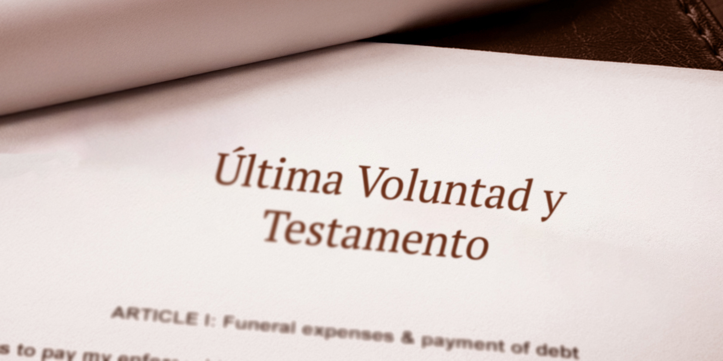 Última Voluntad y Testamento | Fuente: Shutterstock