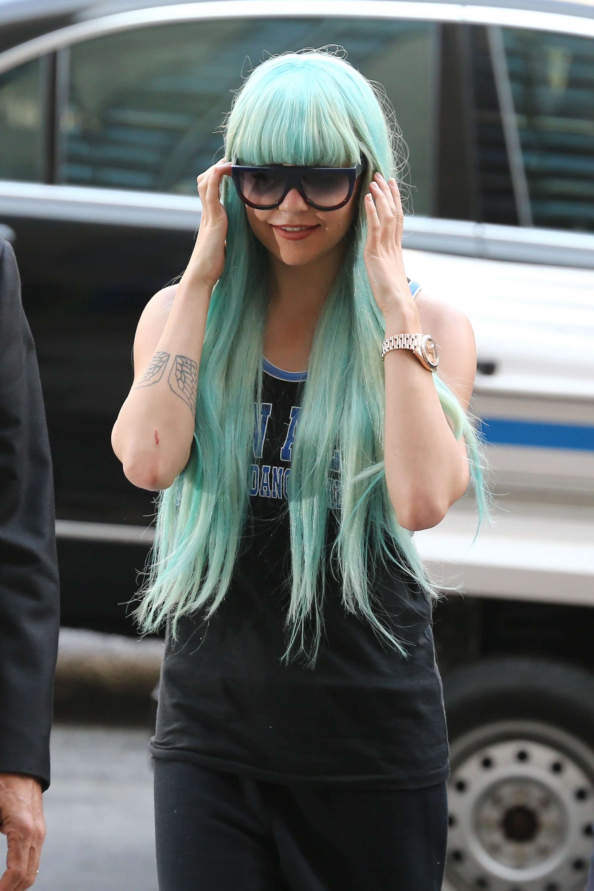 Amanda Bynes durante su comparecencia ante el Juzgado Penal de Manhattan el 9 de julio de 2013, en Nueva York. | Fuente: Getty Images