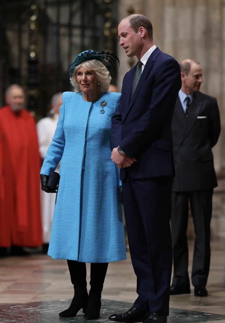 La reina Camilla y el príncipe William durante la celebración del Día de la Commonwealth, en marzo de 2024 | Foto: Instagram/theroyalfamily