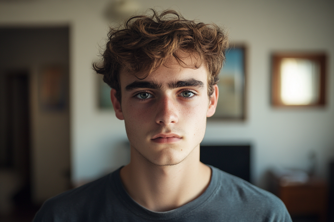 Un joven | Fuente: Midjourney