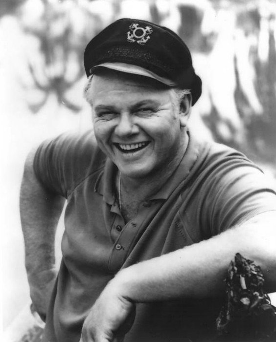 Un imagen de Alan Hale Jr. como el capitán de la serie de televisión 'Gilligan's Island', tomada en 1966. | Foto: Wikimedia Commons