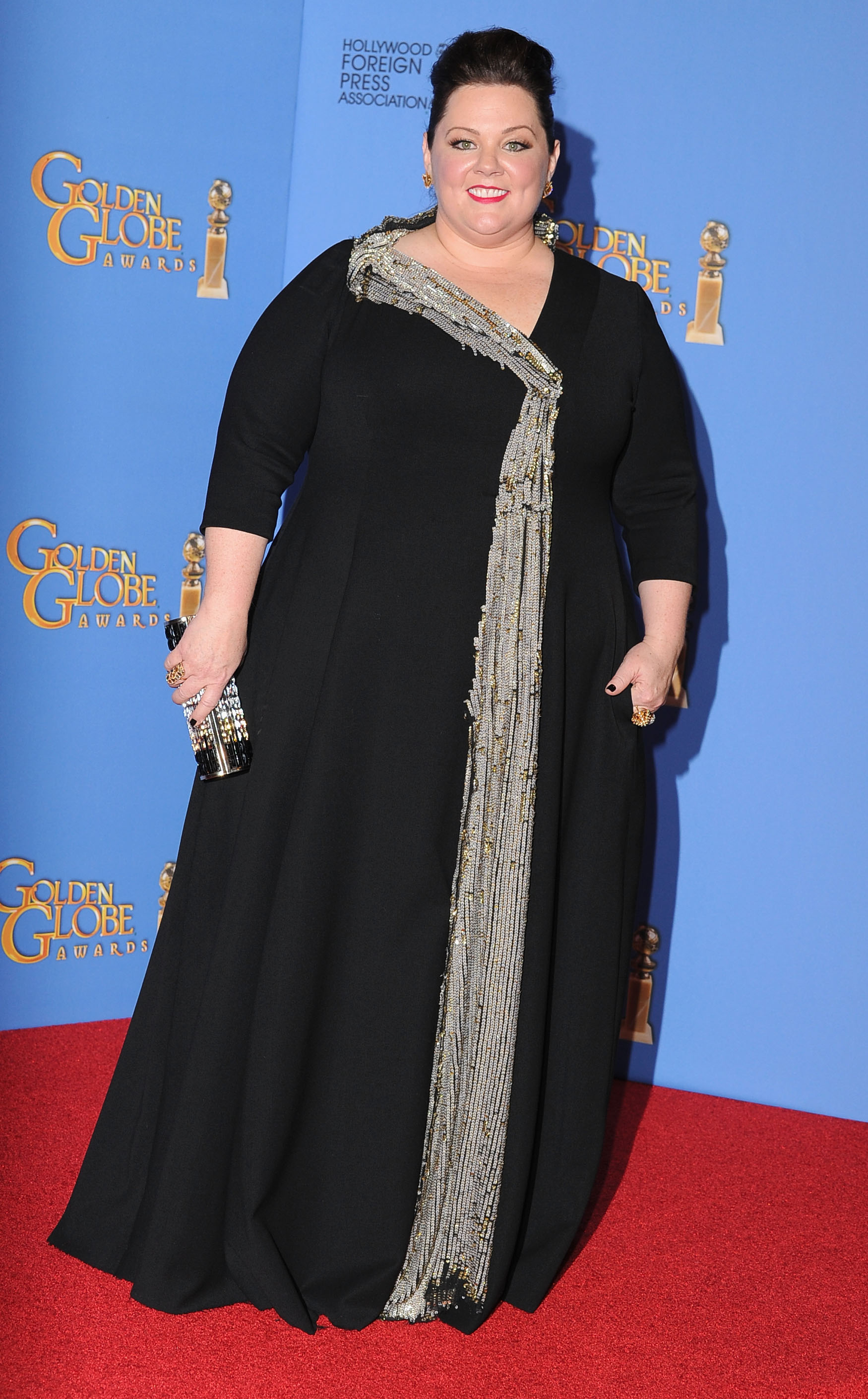 Melissa McCarthy durante la 71ª edición de los Globos de Oro el 12 de enero de 2014 | Fuente: Getty Images