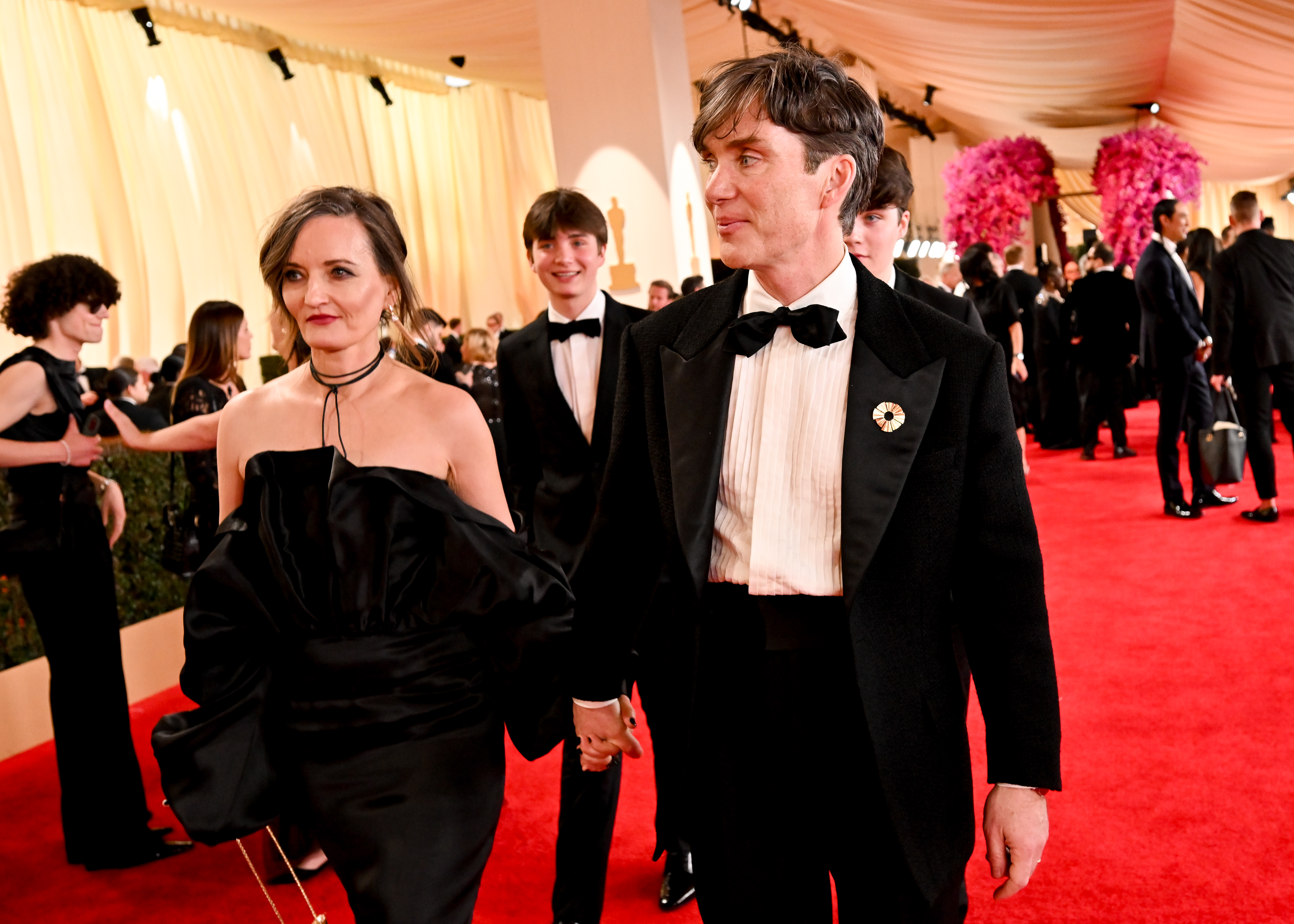 Yvonne McGuinness y Cillian Murphy en la 96ª edición de los Oscars en Los Ángeles, California, el 10 de marzo de 2024 | Fuente: Getty Images