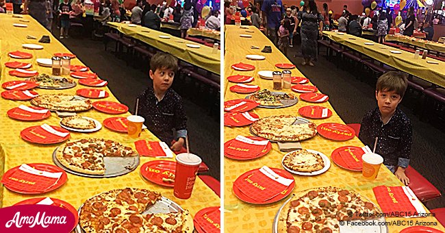 Niño de 6 años fue visto comiendo solo después de que nadie se presentó a su fiesta de cumpleaños
