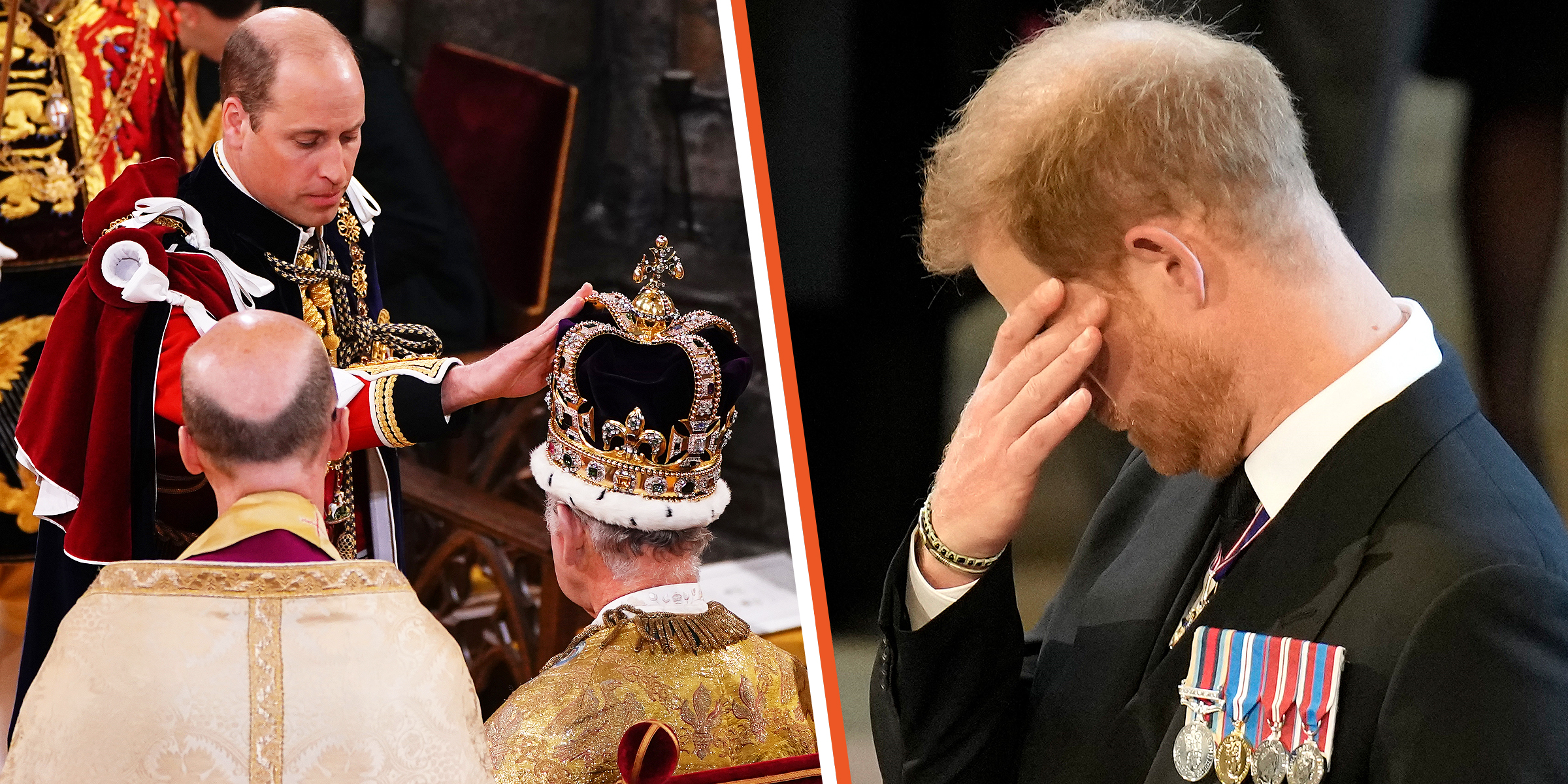 El príncipe William y el rey Charles III | El príncipe Harry | Fuente: Getty Images
