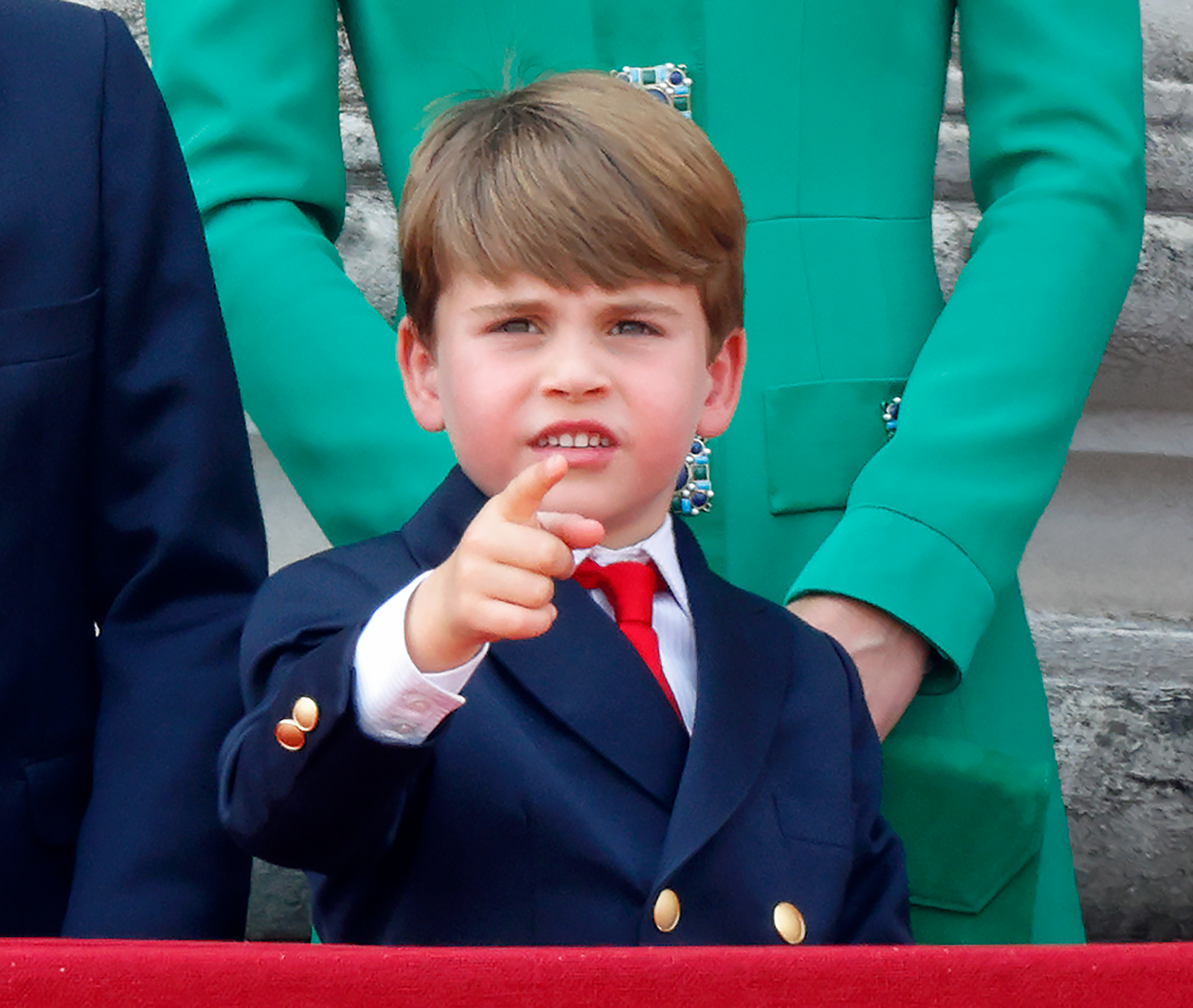 El príncipe Louis fotografiado en un acto en 2023 | Foto: Getty Images