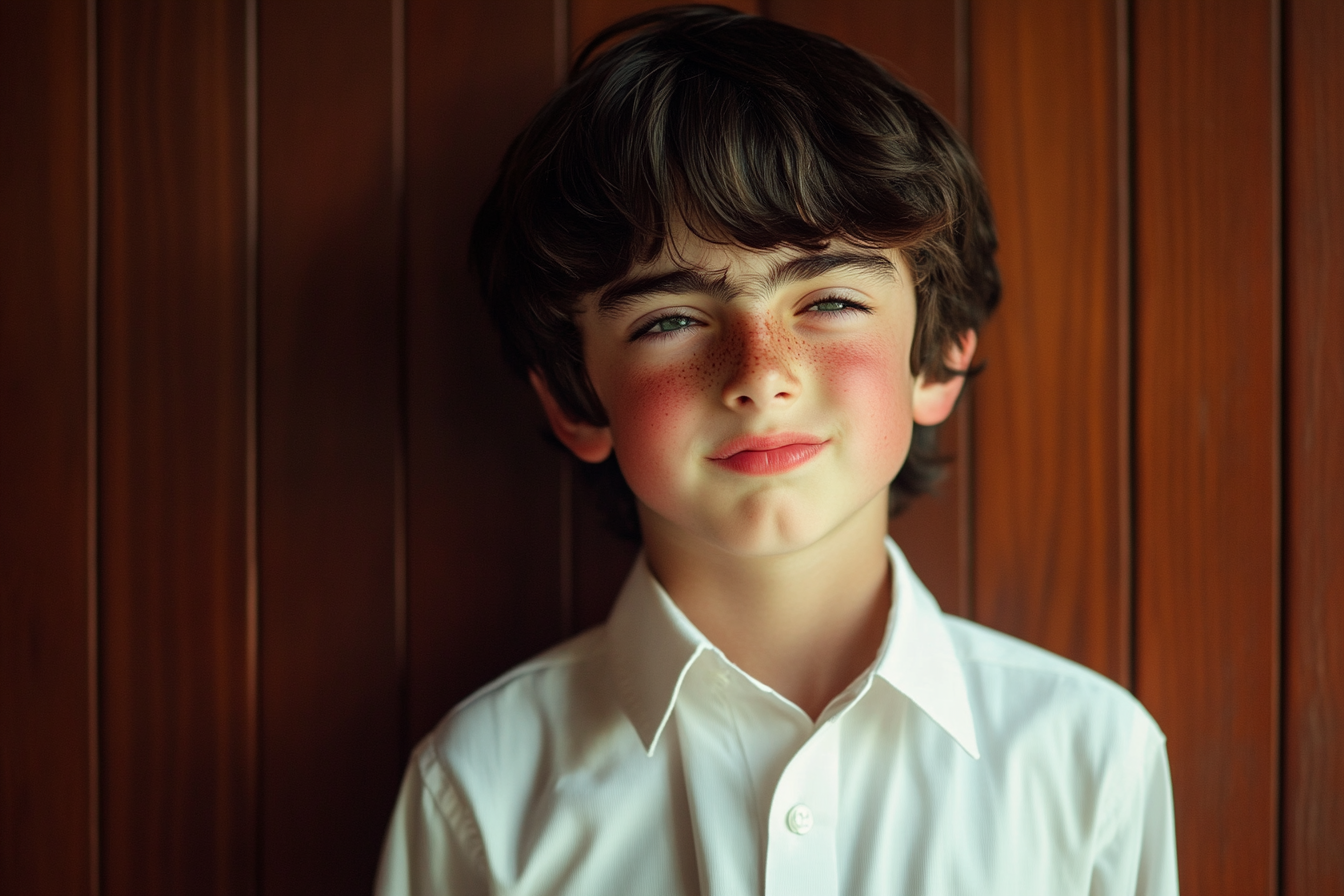 Un niño sonriendo | Fuente: Midjourney