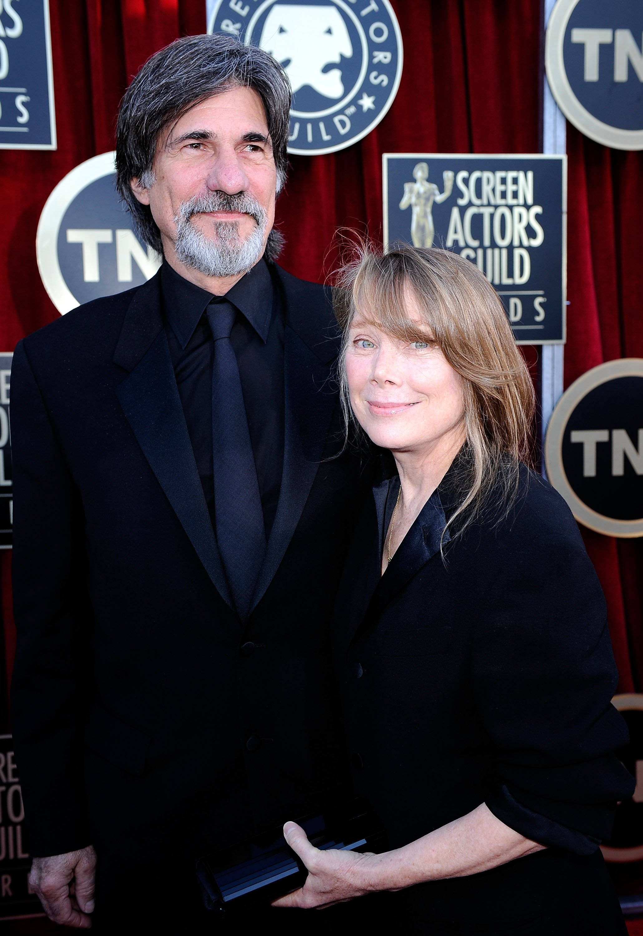 Sissy Spacek y su esposo Jack Fisk llegan a la 18ª Entrega Anual de los Premios del Sindicato de Actores de la Pantalla en el Auditorio Shrine el 29 de enero de 2012 en Los Ángeles, California | Foto: Getty Images
