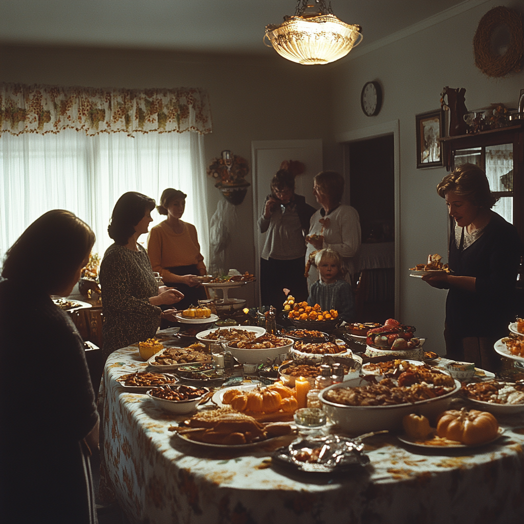 Uma família em jantar de Ação de Graças | Fonte: Meio da Jornada