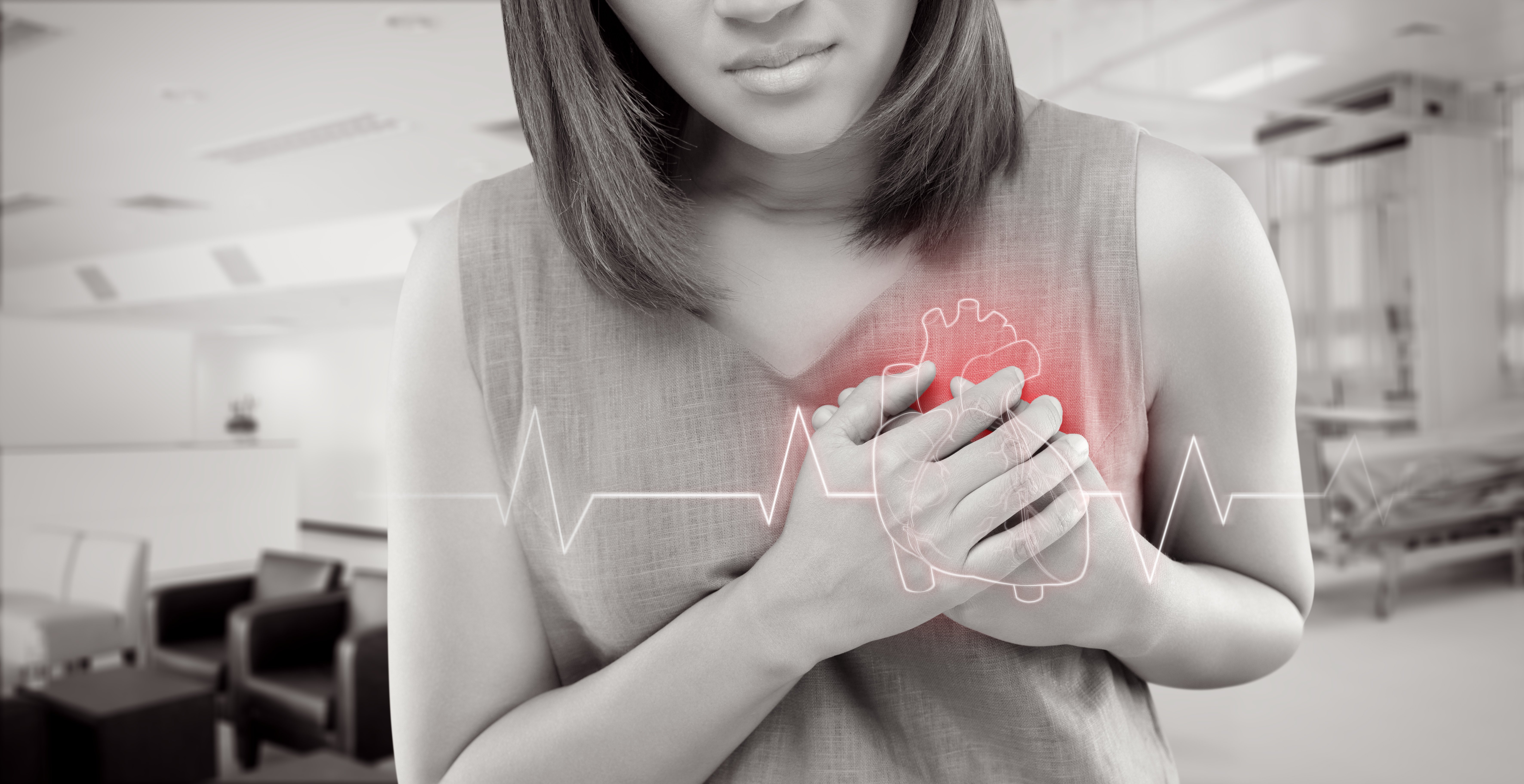 Mujer con dolor en el corazón | Foto: Shutterstock