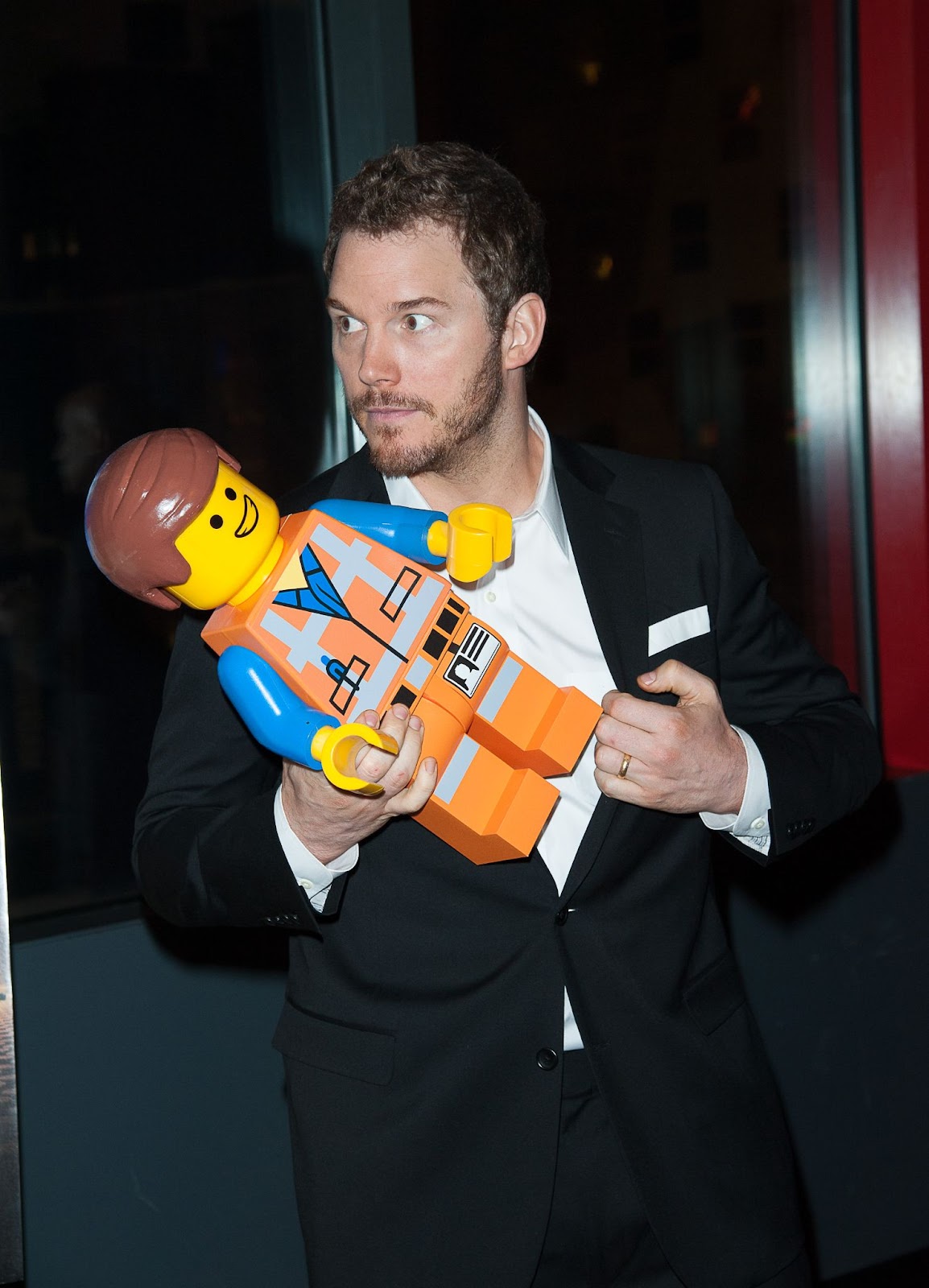 Chris Pratt en la proyección de "The LEGO Movie" en Nueva York el 5 de febrero de 2014 | Fuente: Getty Images