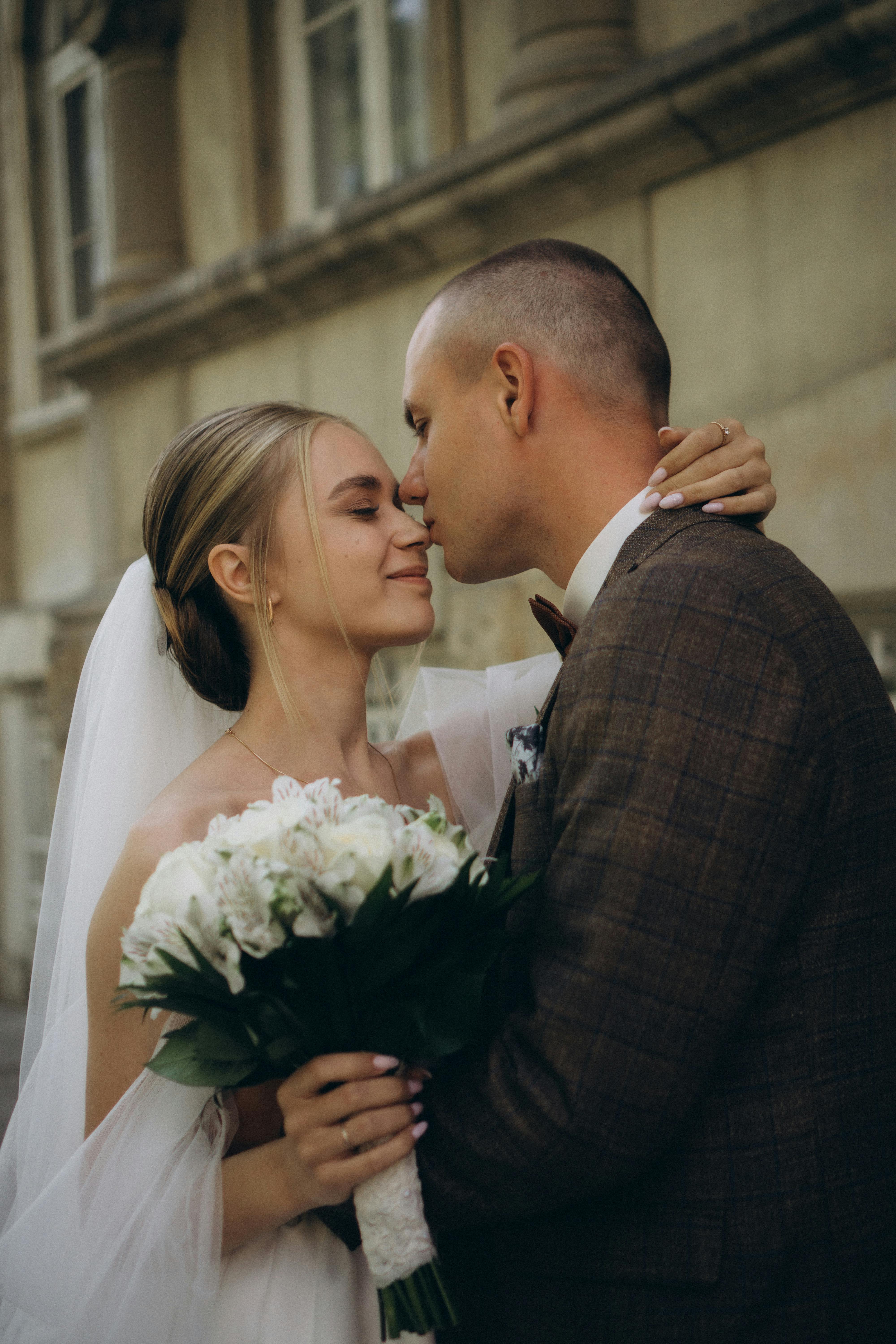 Pareja el día de su boda | Fuente: Pexels