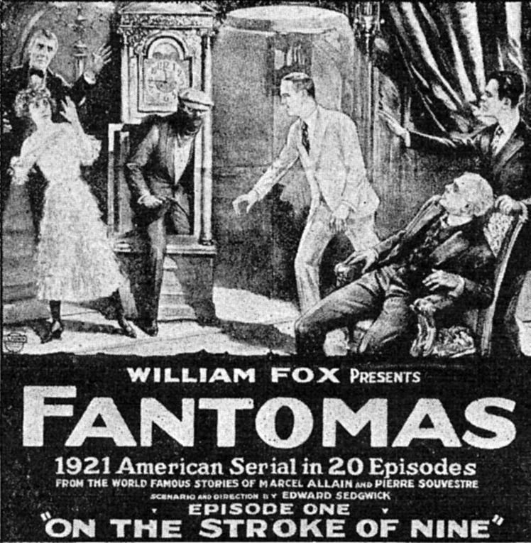 Fantomas, el villano más memorable de París. | Foto: Wikimedia Commons