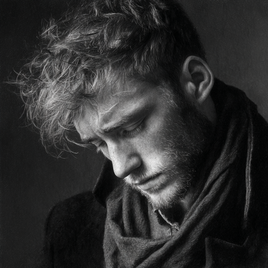 Un hombre de aspecto cansado | Fuente: Midjourney