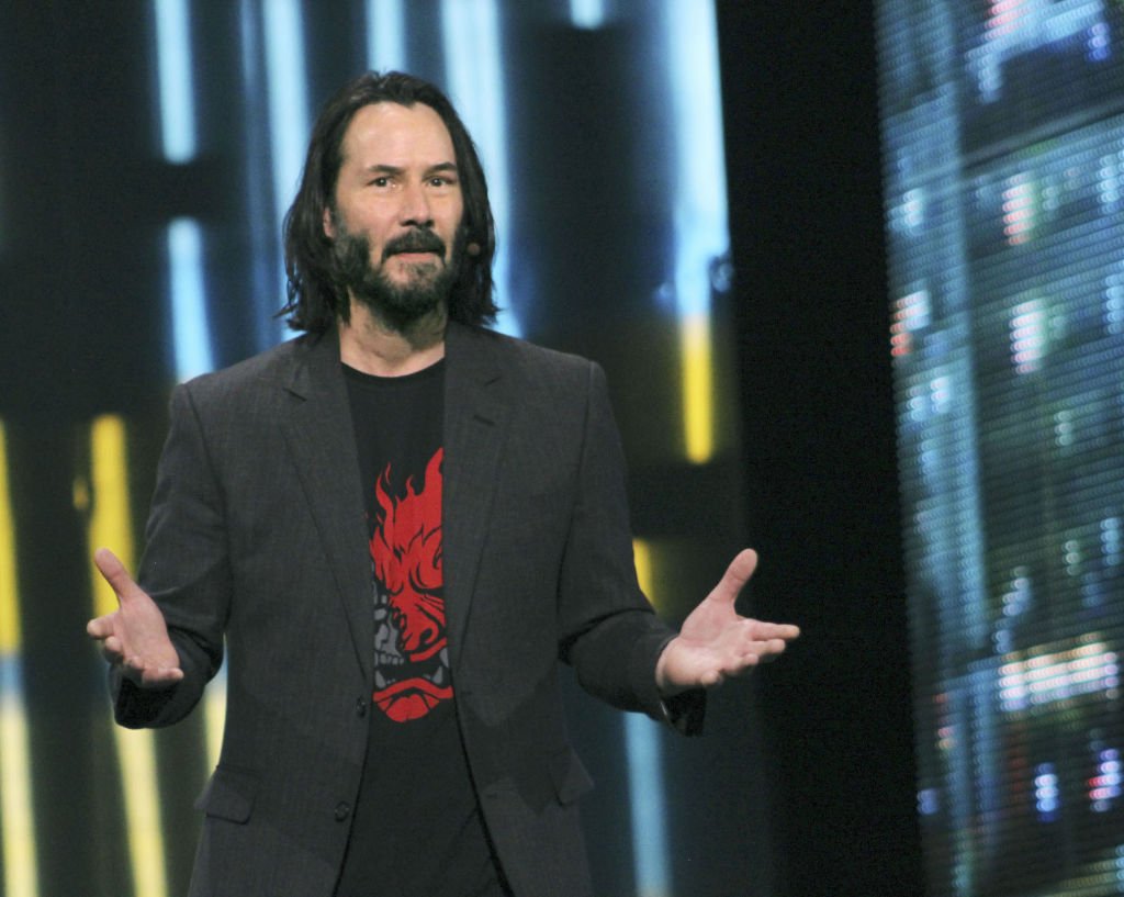 Keanu Reeves en un evento informativo de Microsoft Corp. Xbox E3, en Los Ángeles el 9 de junio de 2019. | Foto: Getty Images