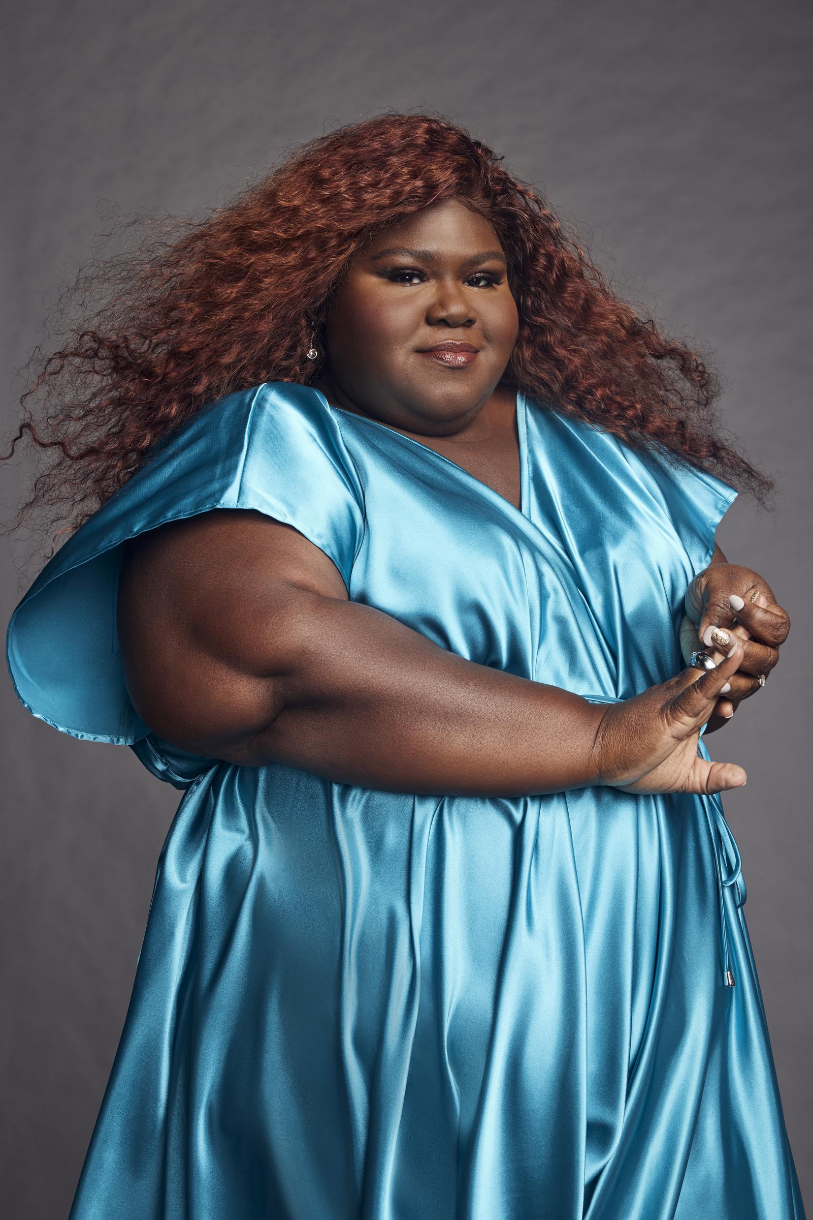 Gabourey Sidibe posa el 14 de diciembre de 2022 | Fuente: Getty Images