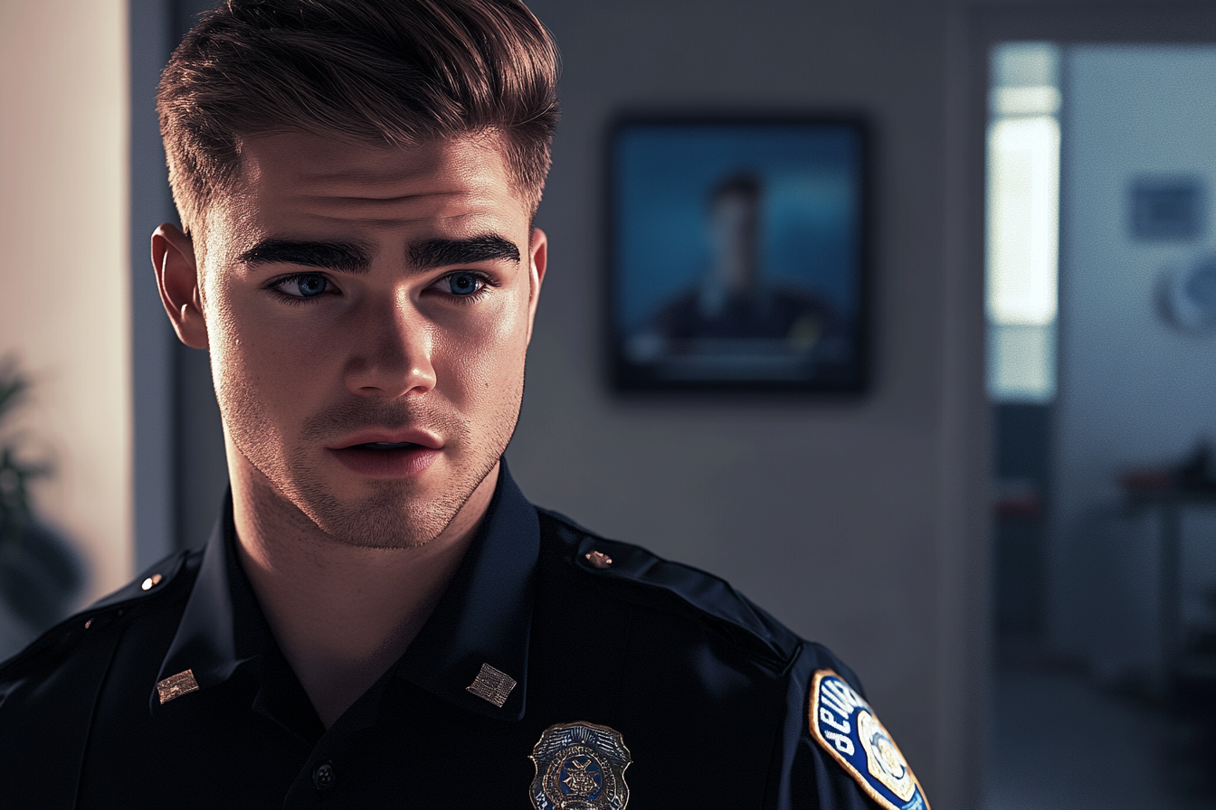 Un agente de policía | Fuente: Midjourney
