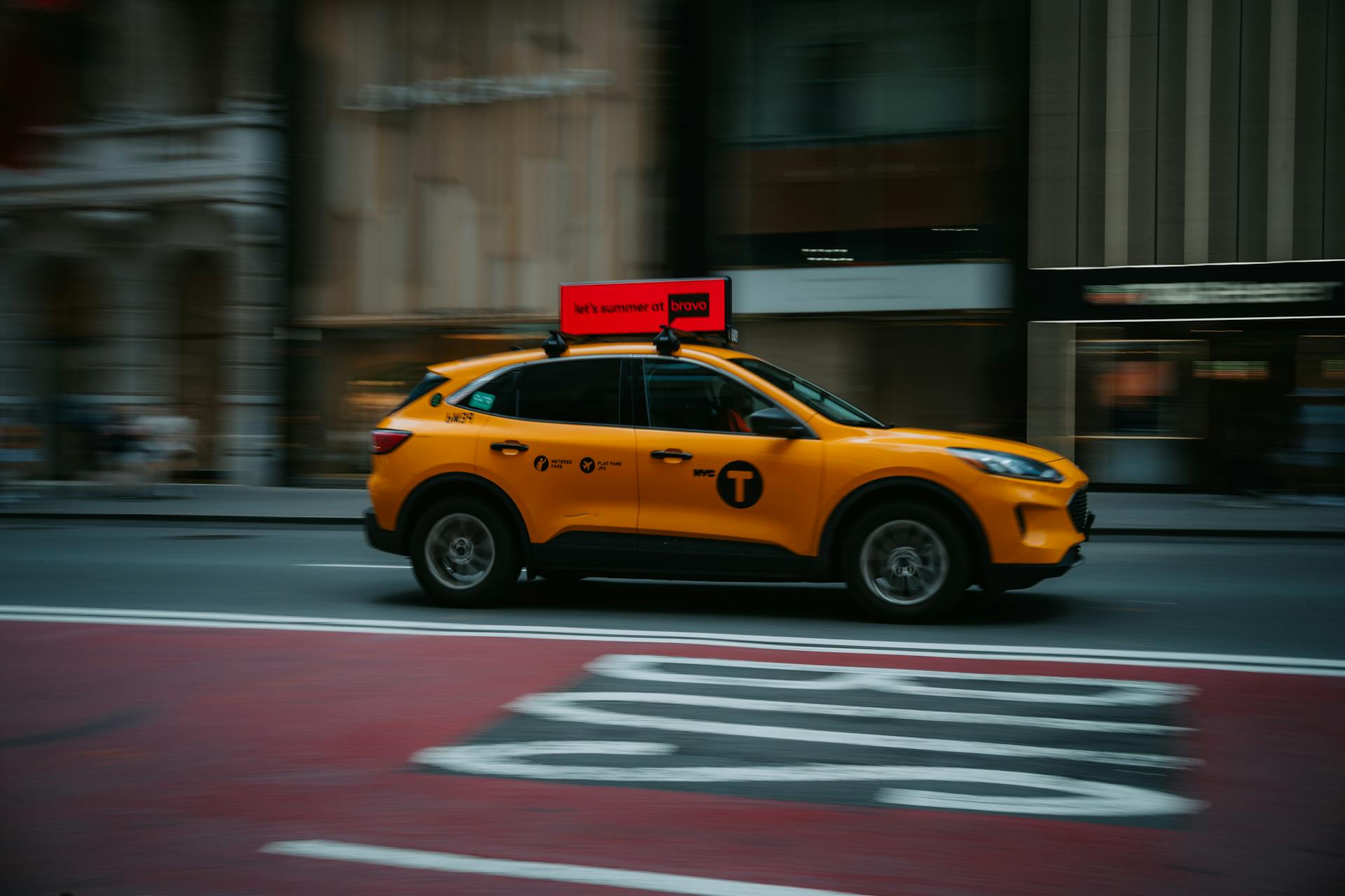 Un taxi | Fuente: Pexels