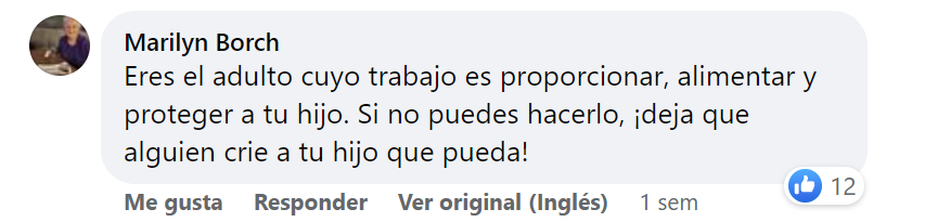 Un comentario dejado en una publicación de Facebook sobre Ruby Franke y su hija. | Foto: facebook.com/DailyMail