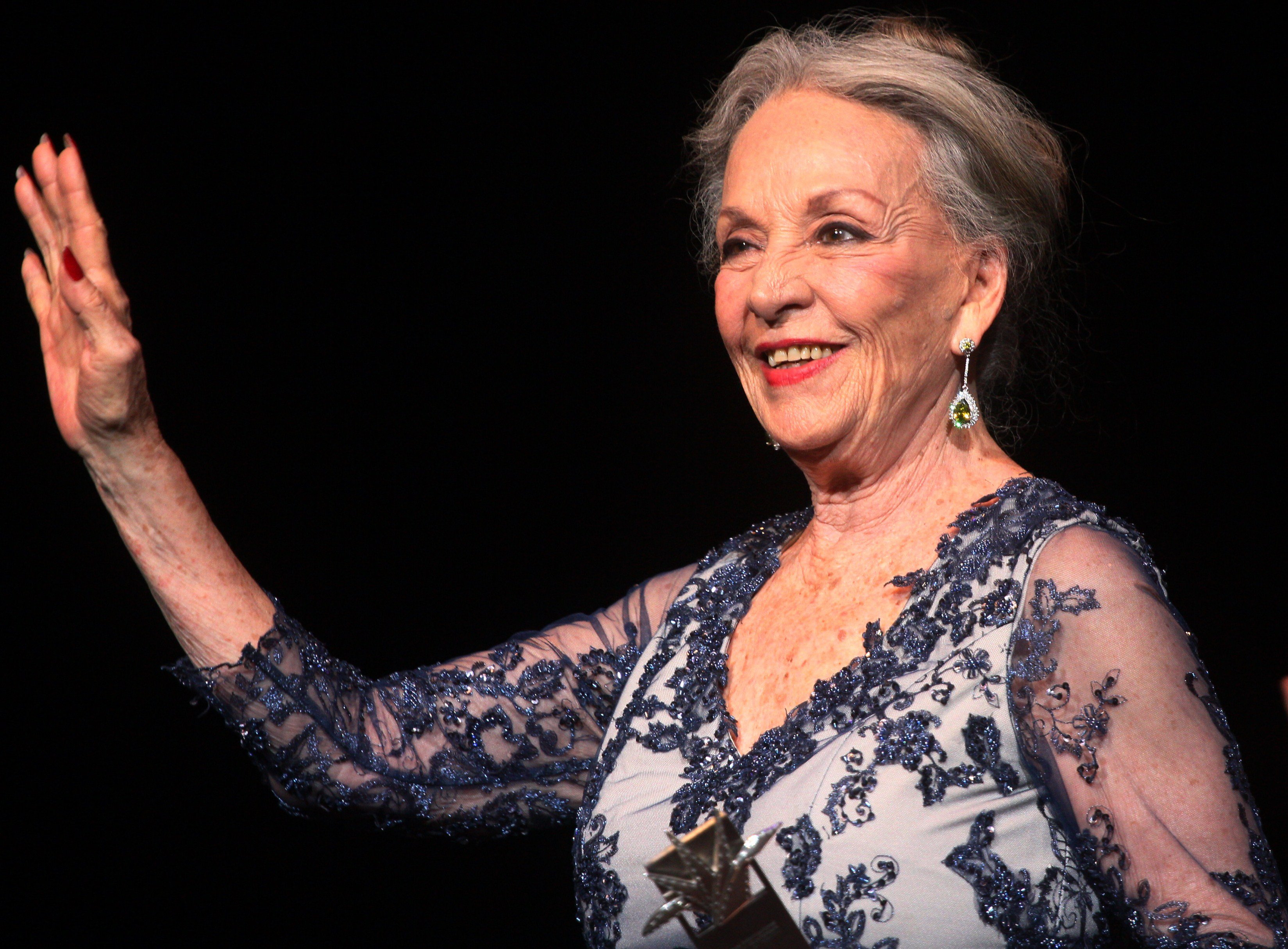 Isela Vega en el 30° Festival Internacional de Cine, el 7 de marzo de 2015 en Guadalajara, México. | Foto: Getty Images