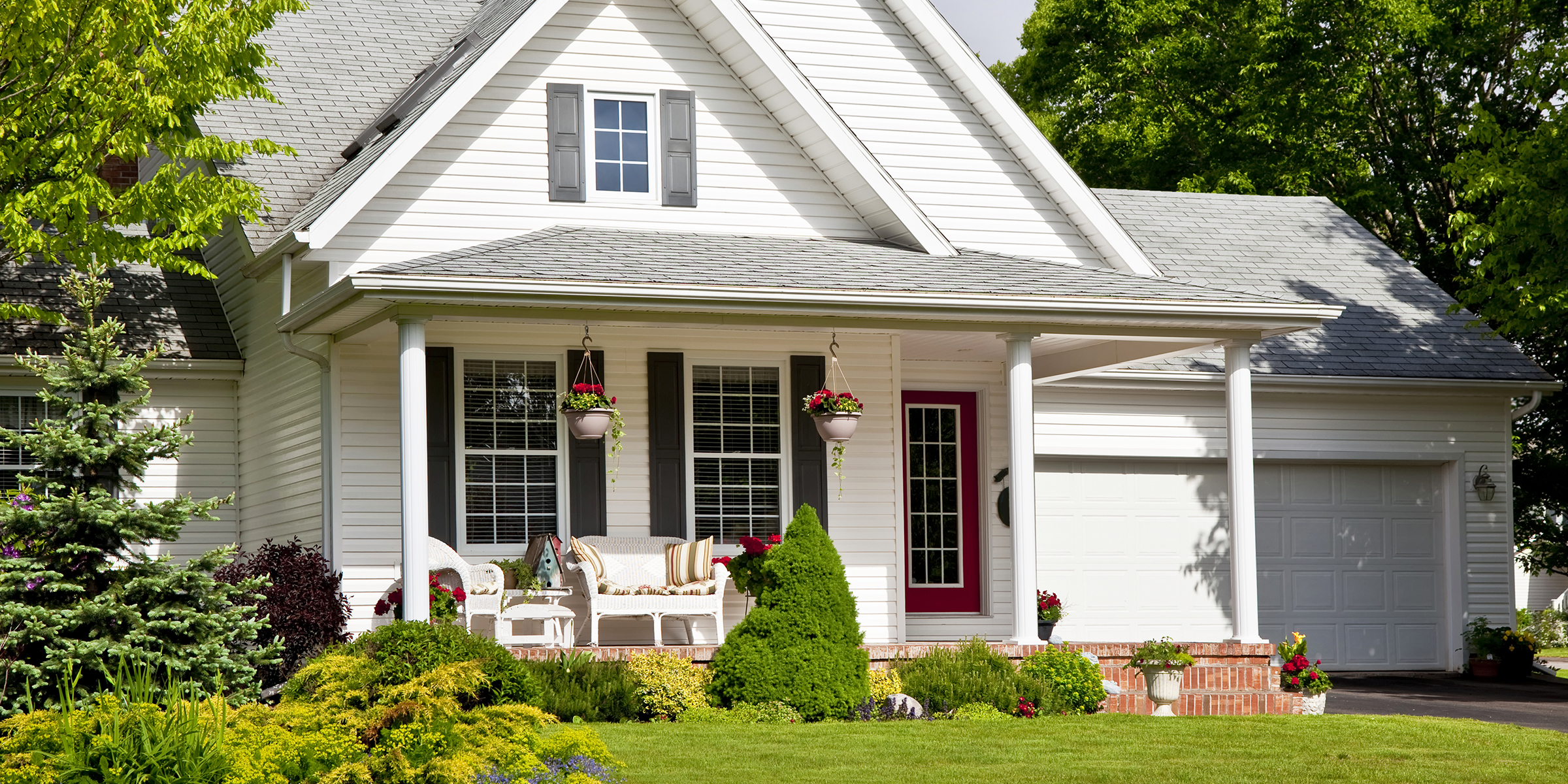 Una pequeña casa suburbana | Fuente: Shutterstock
