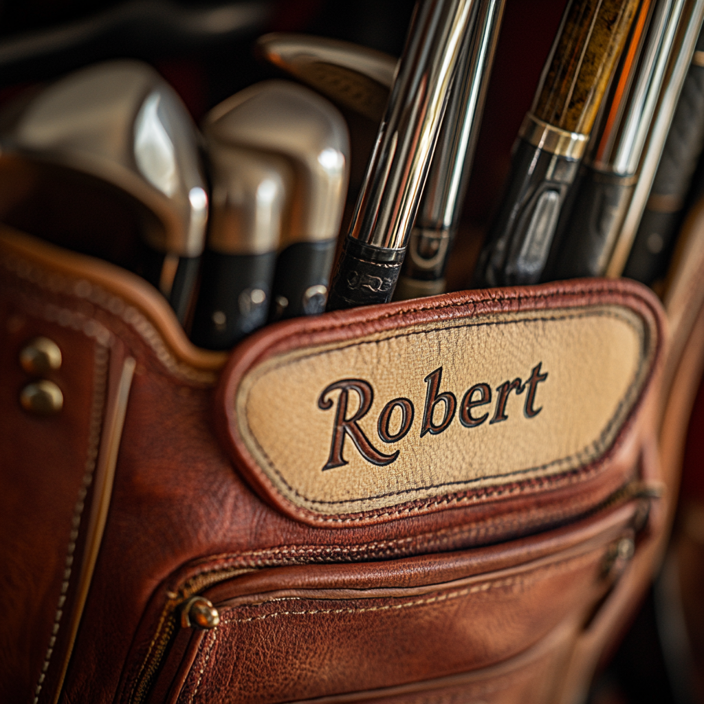 Una bolsa de golf cara | Fuente: Midjourney
